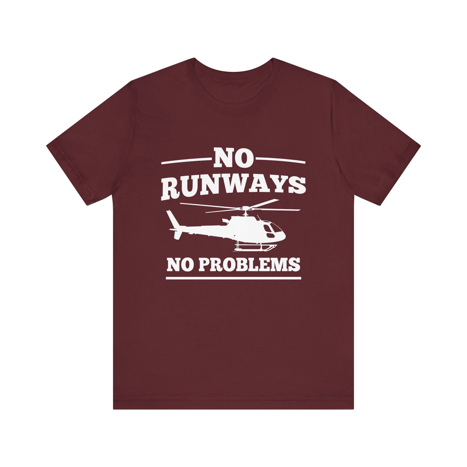 No Runways No Problem Unisex Jersey Tee - Perfect for Aviation Enthusiasts