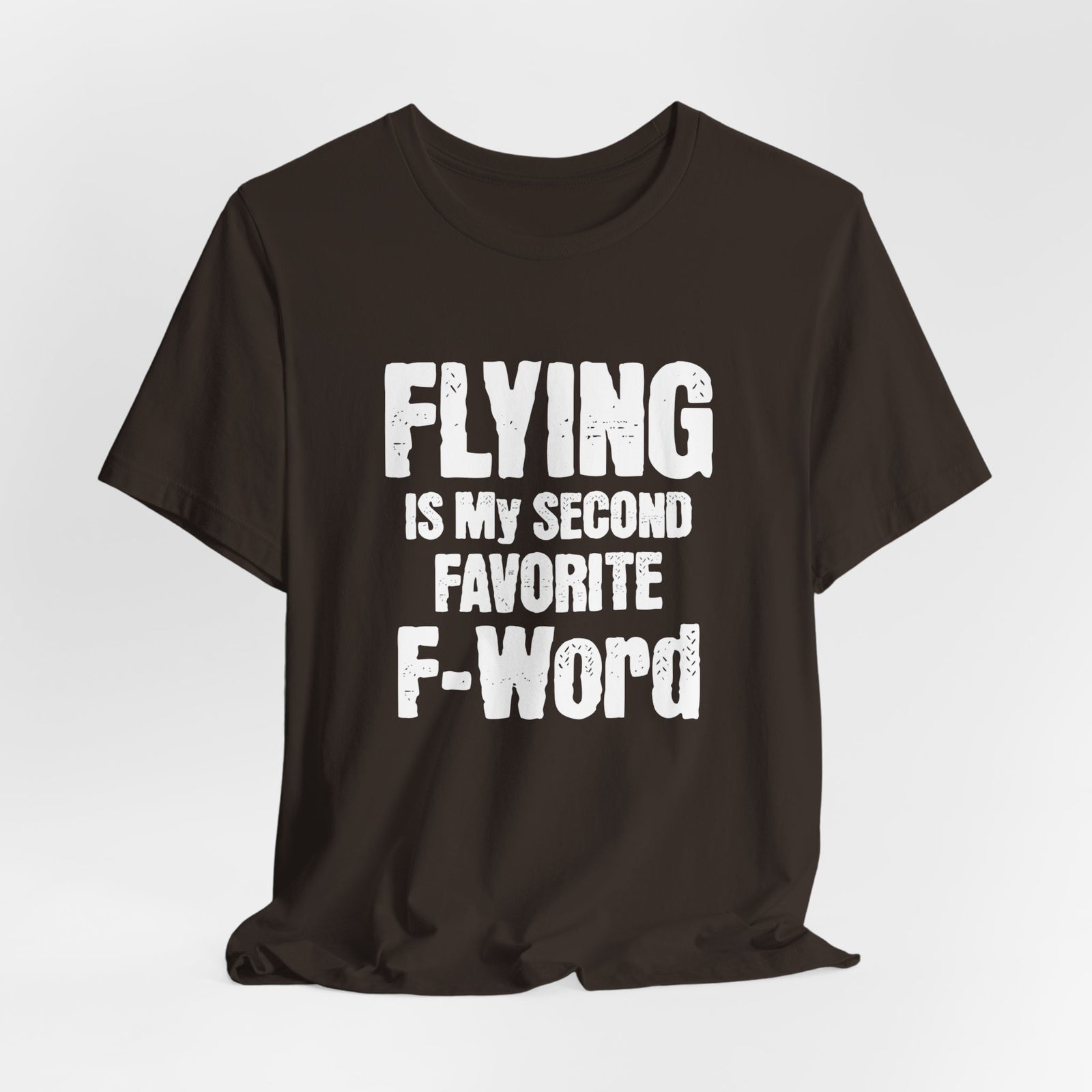 Flying Is My Second Favorite F-Word Unisex Jersey Tee - Perfect for Aviation Enthusiasts