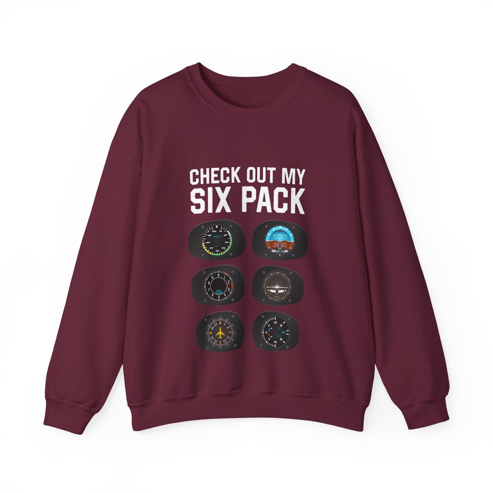 Check Out My Six Pack - Crewneck Sweatshirt