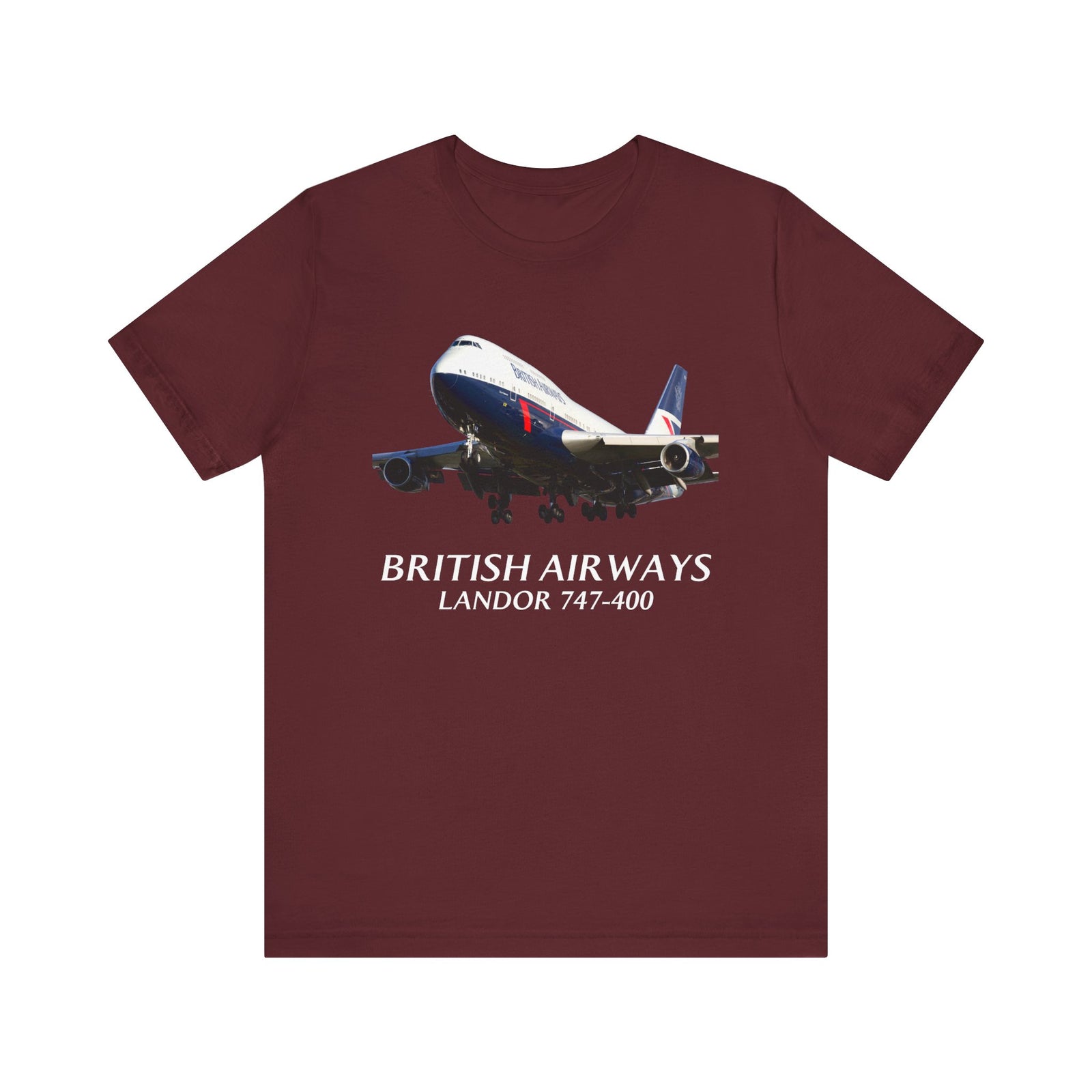 British Airways Landor 747-400 - Unisex Jersey Tee