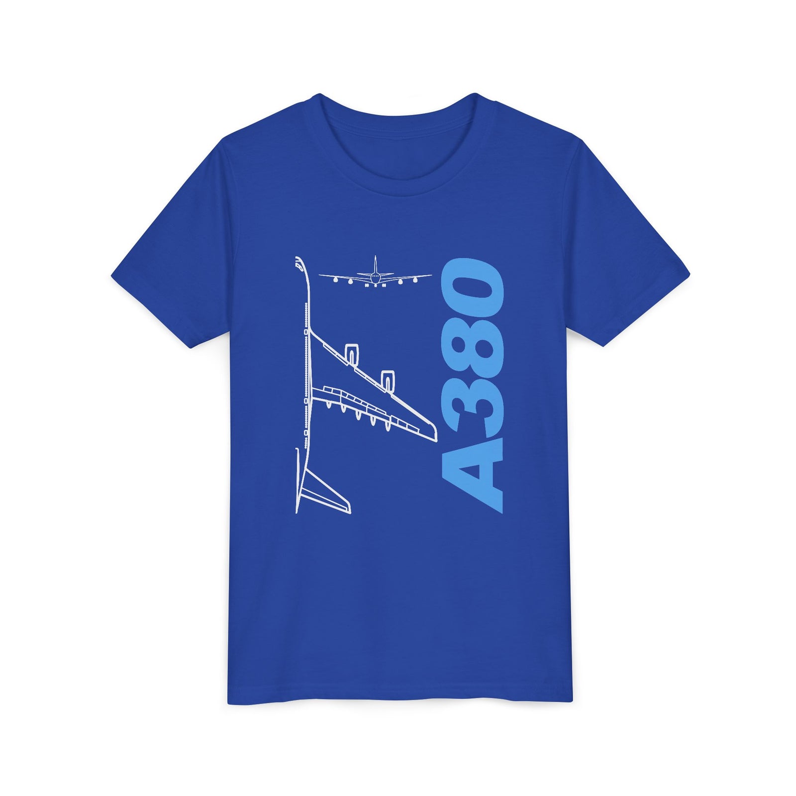 Airbus A380 - Unisex Youth Short Sleeve Tee