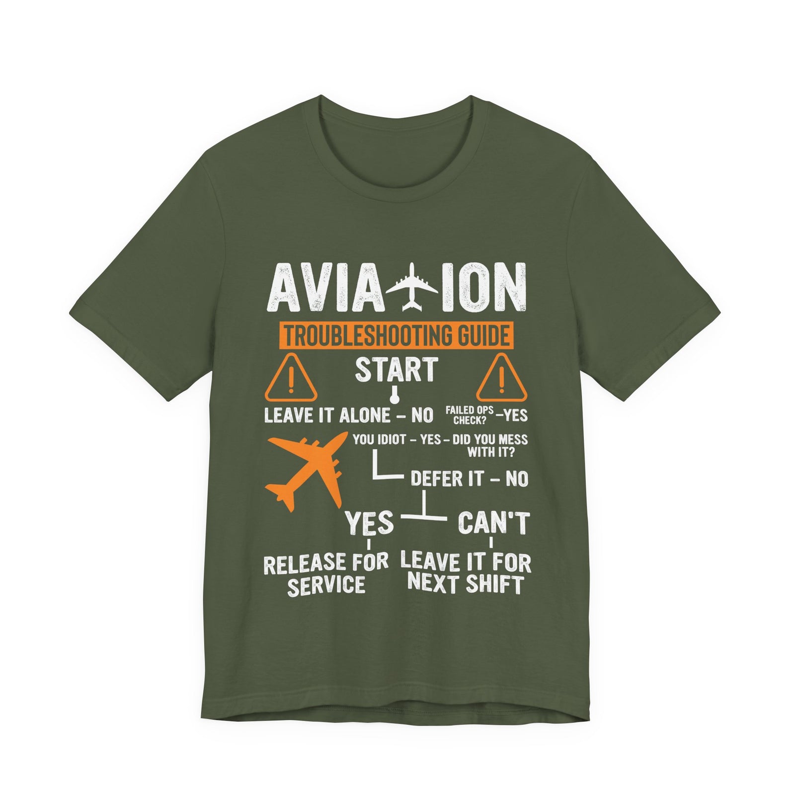 Aviation Troubleshooting Guide - Unisex Jersey Tee