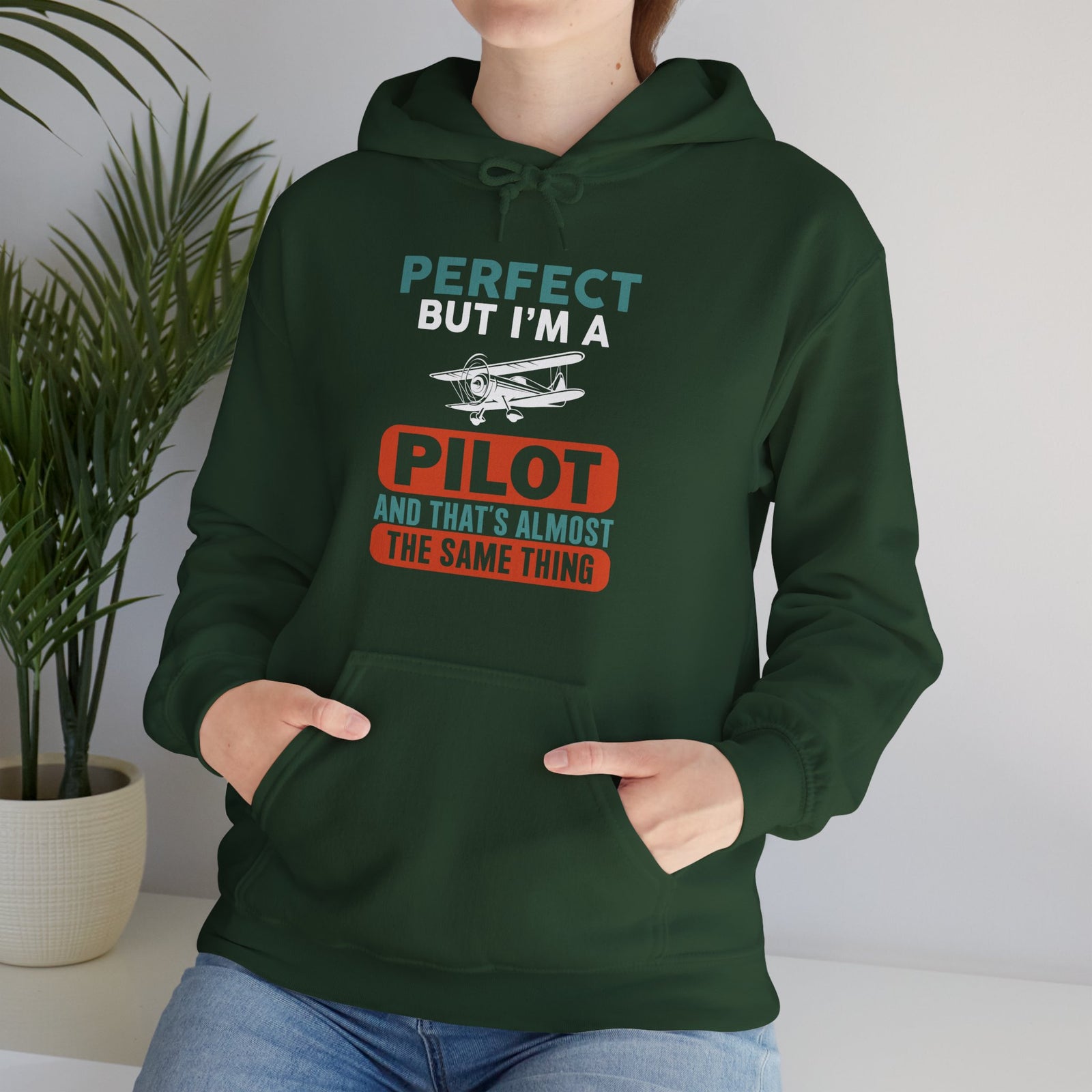 Perfect But I'm Pilot - Pullover Hoodie