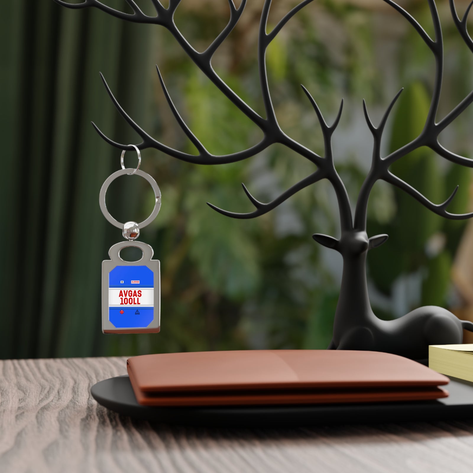 Avgas 100ll - Rectangle Keyring