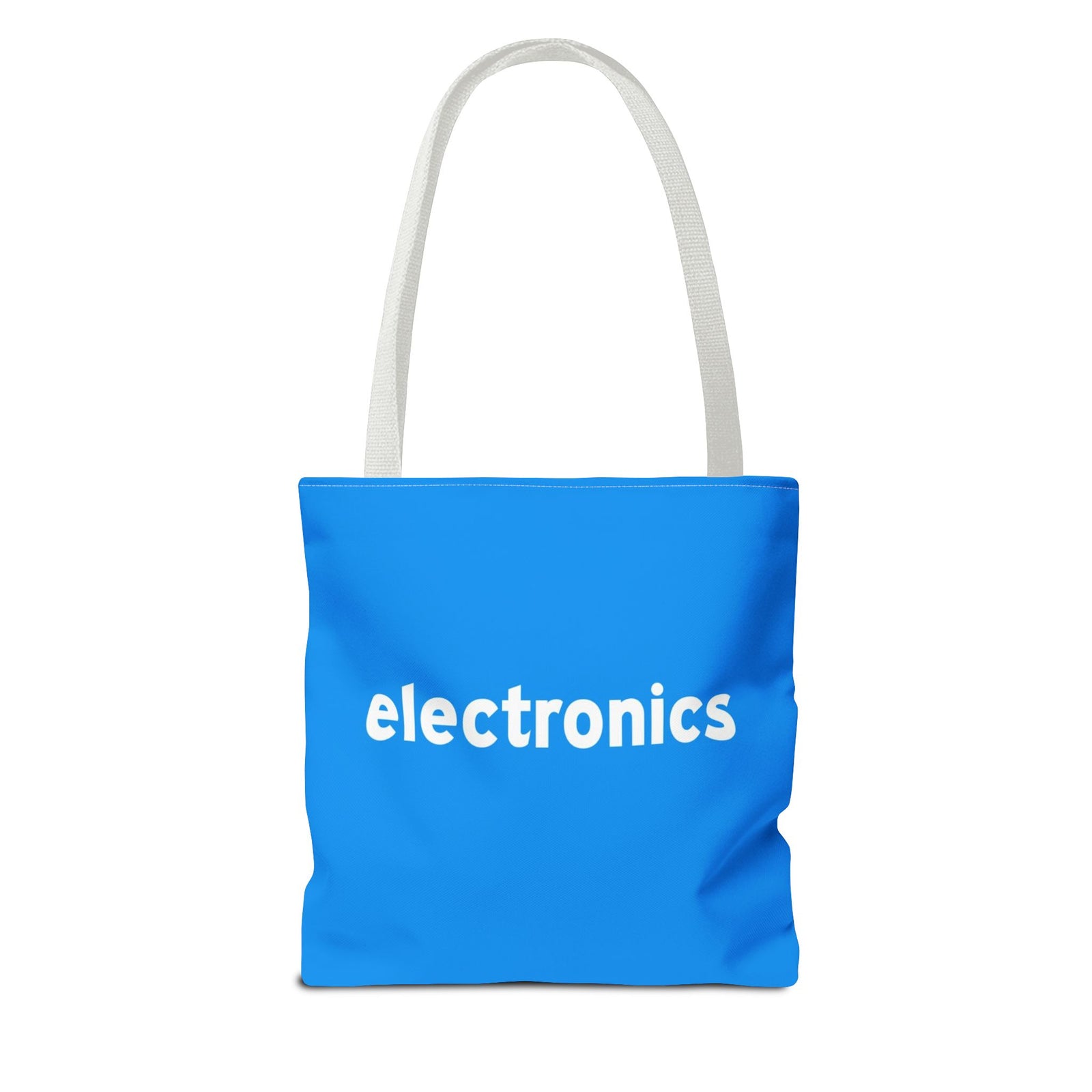 Electronics Tote Bag — Printed Green Travel Tote