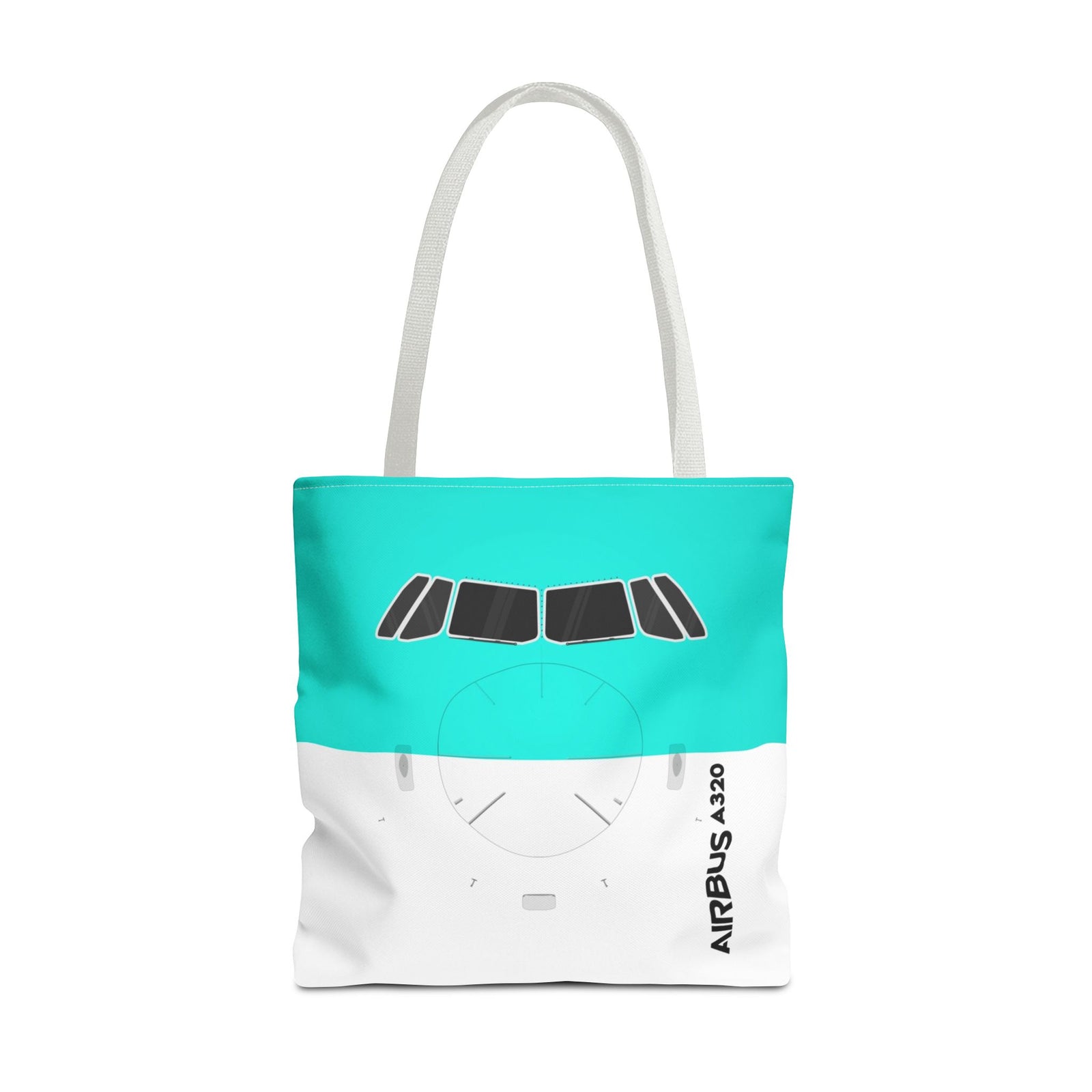 A320 Tote Bag — Printed Green Travel Tote
