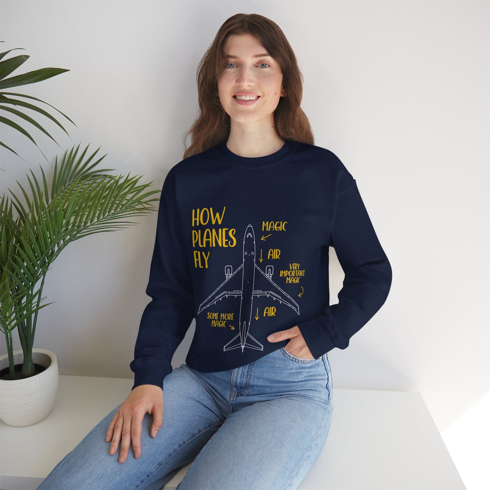 How Planes Fly? - Crewneck Sweatshirt