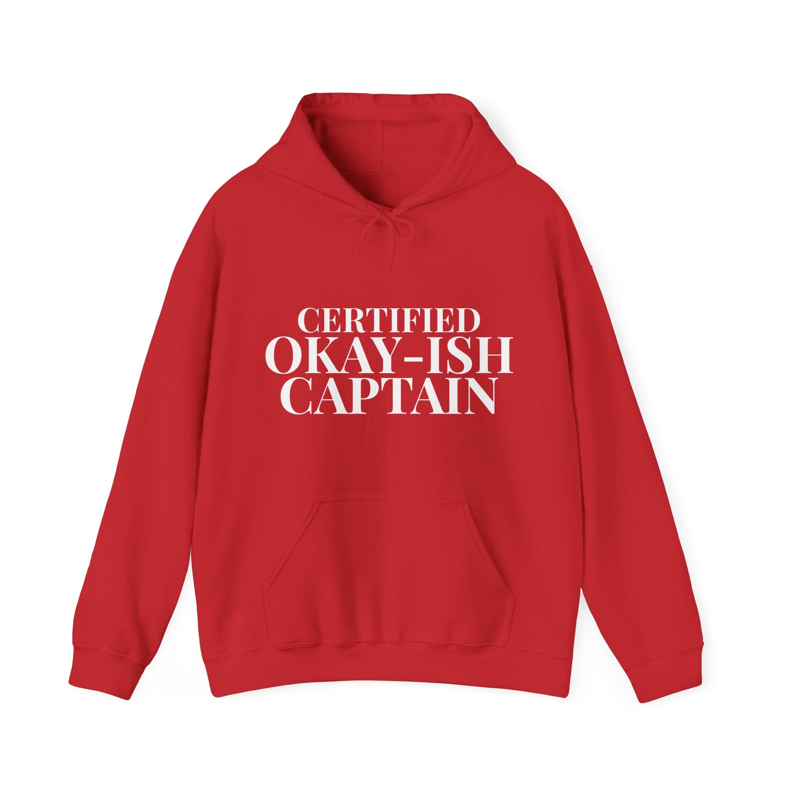 Certified Okay-ish Captain - Pullover Hoodie