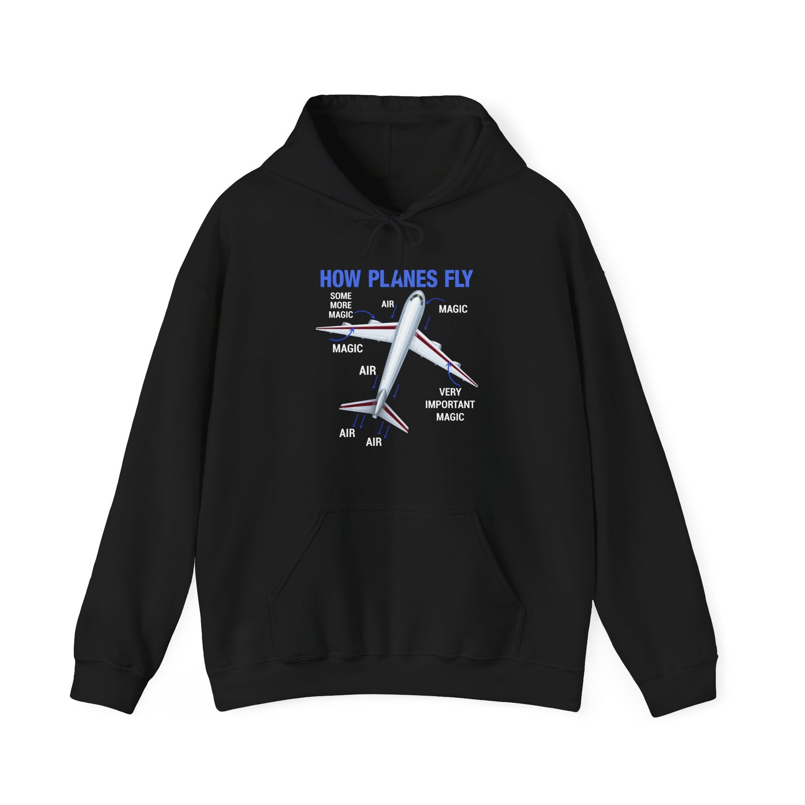 How Planes Fly - Pullover Hoodie