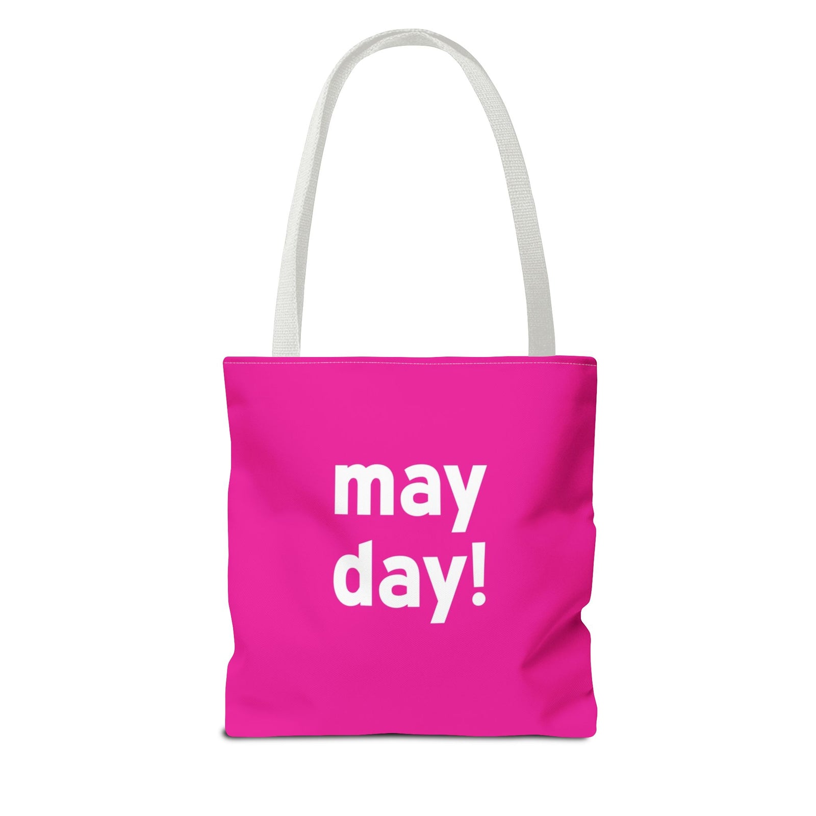 May Day! Tote Bag — Printed Green Travel Tote