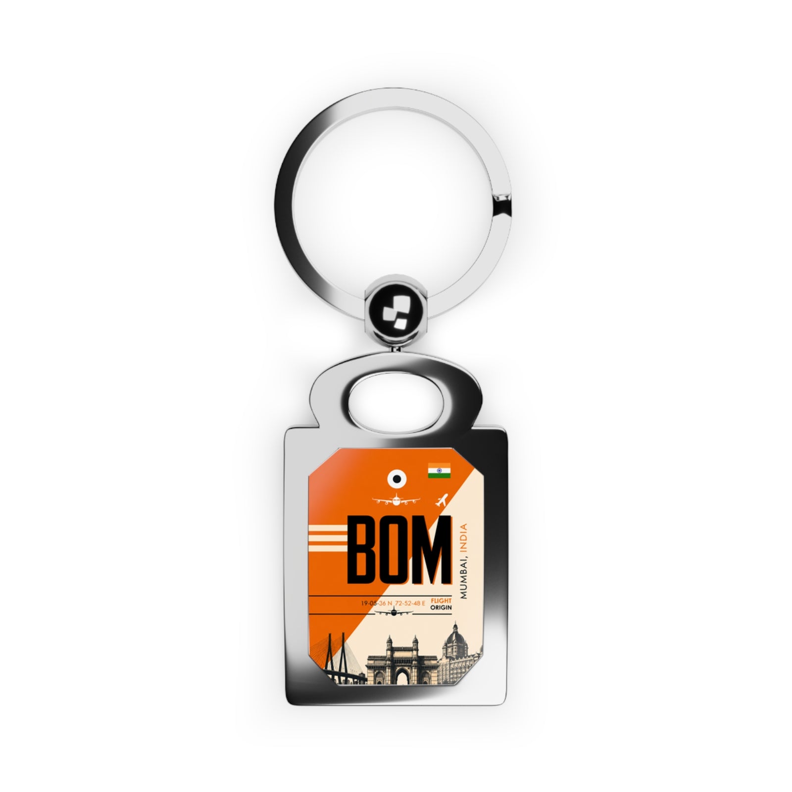 BOM - Rectangle Keyring