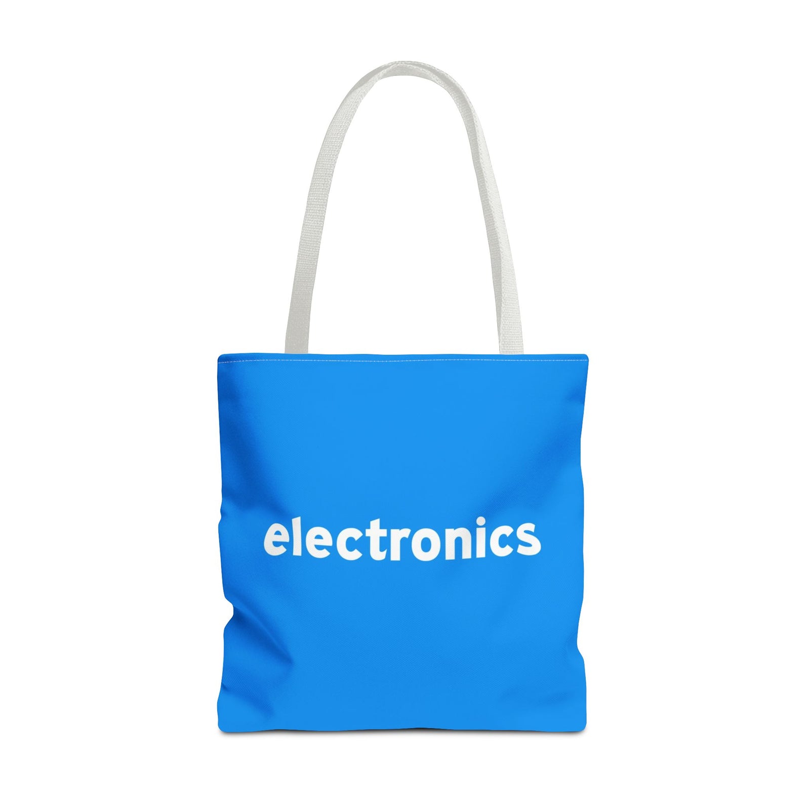 Electronics Tote Bag — Printed Green Travel Tote