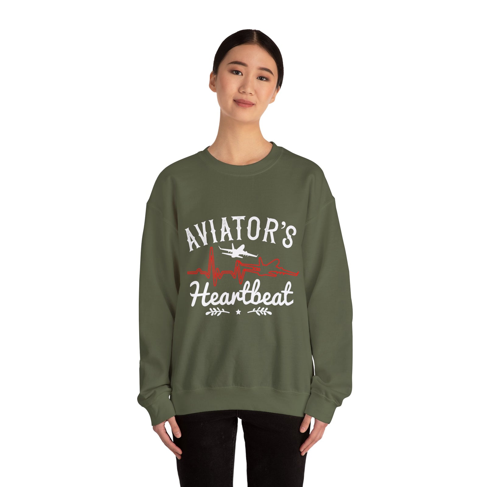 Aviators Heartbeat - Unisex Crewneck Sweatshirt