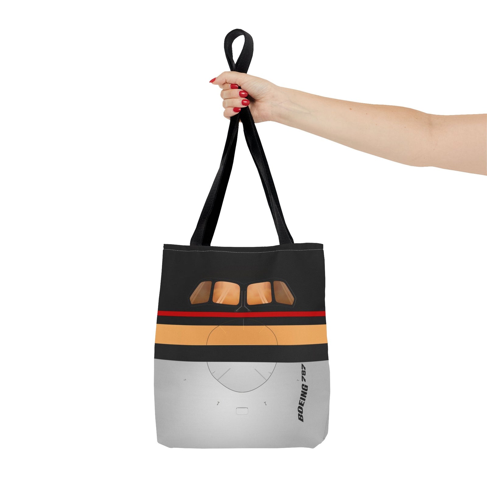 Royal Jordanian 787 Tote Bag — Printed Green Travel Tote