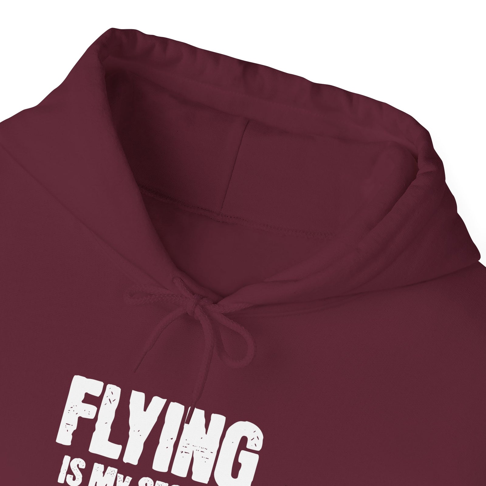 Flying Is My Second Favrite Word - Pullover Hoodie