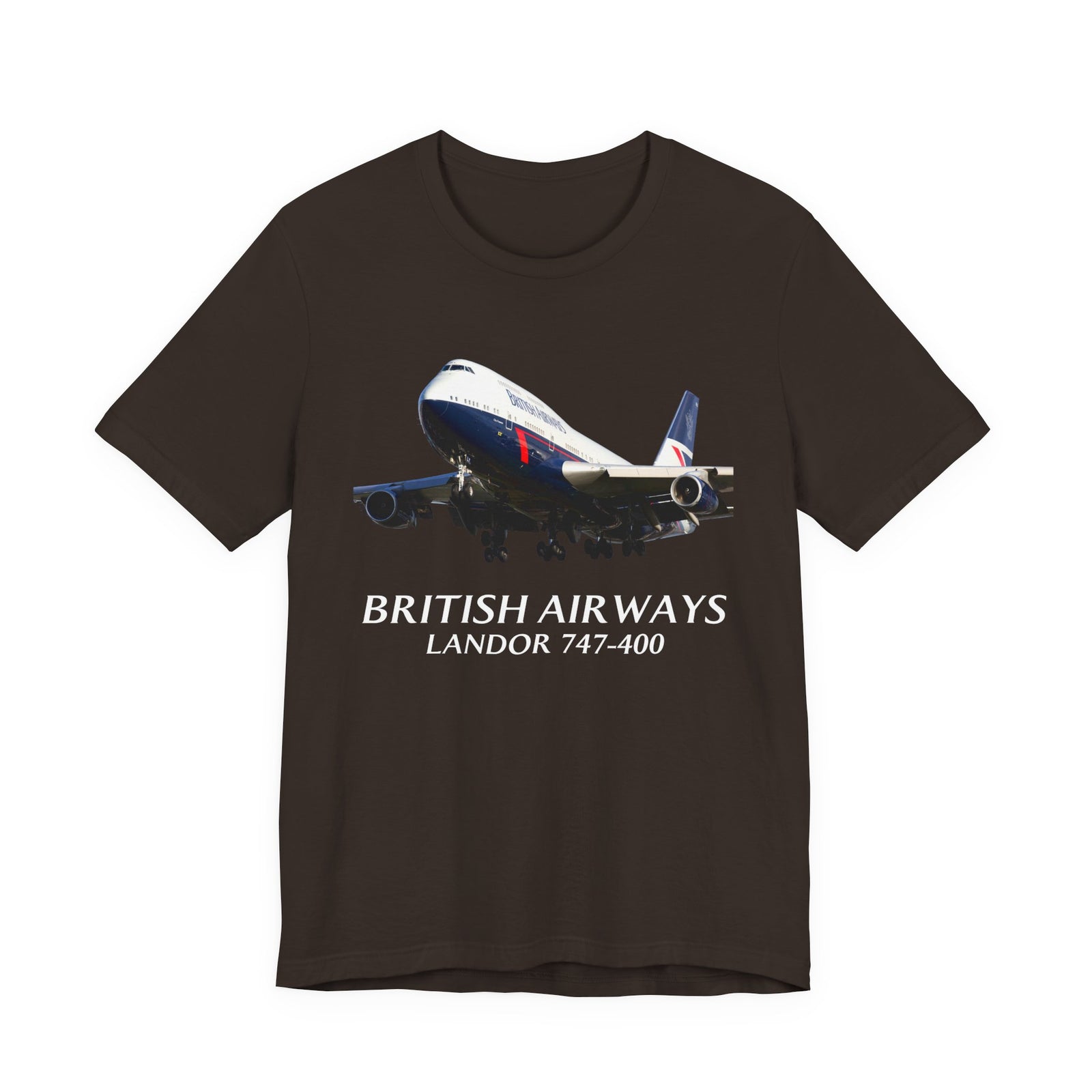British Airways Landor 747-400 - Unisex Jersey Tee