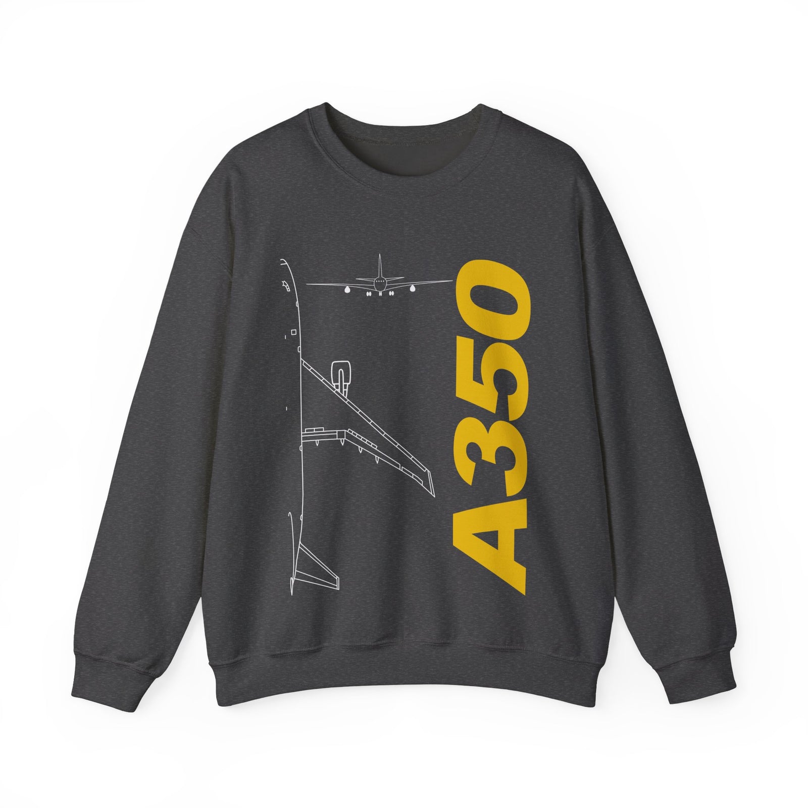 Airbus A350 Crewneck Sweatshirt - Travel Inspiring Cozy Apparel