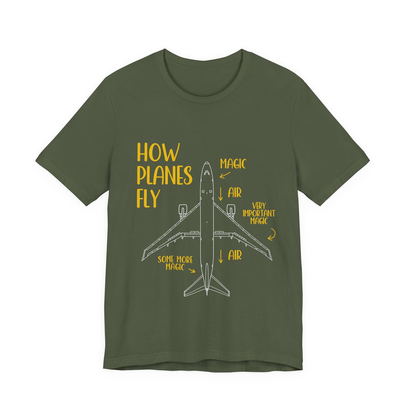 How Planes Fly? - Unisex Jersey Tee
