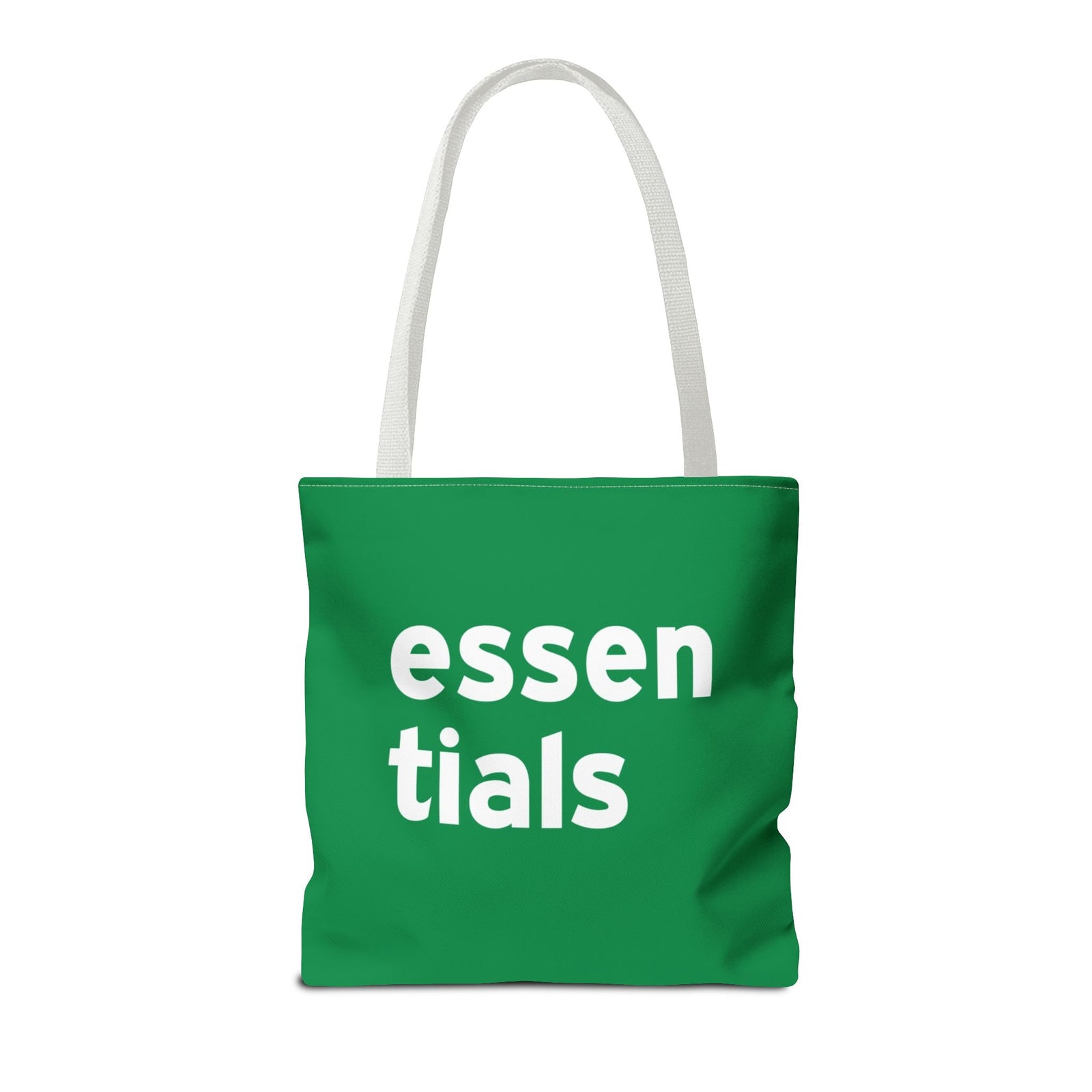 Essentials Tote Bag — Printed Green Travel Tote