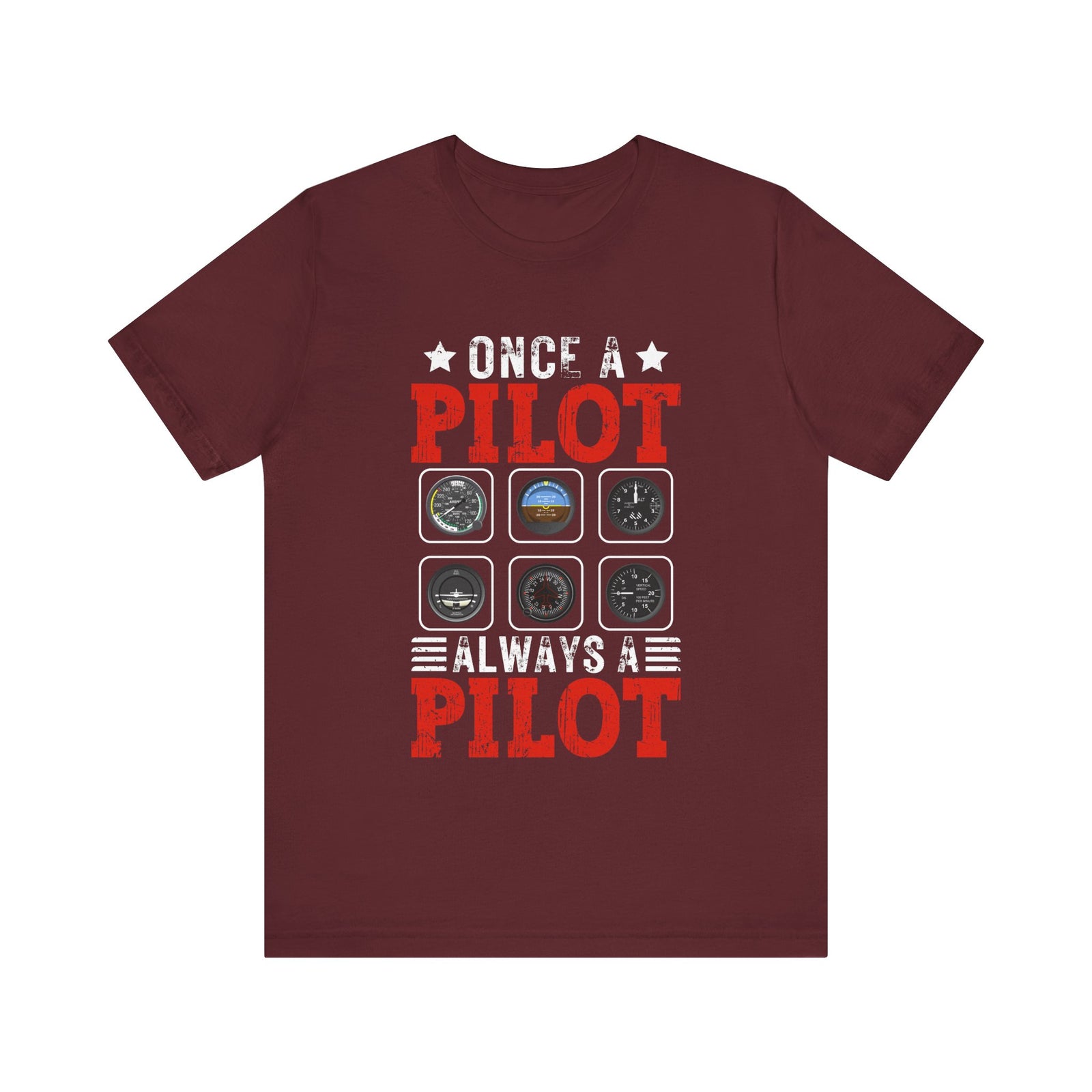 Once A Pilot Always A Pilot - Unisex Jersey Tee