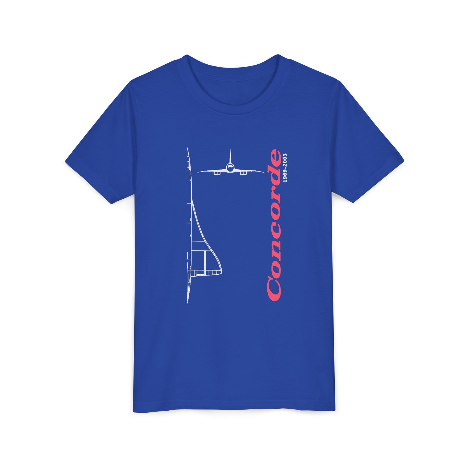 Concorde 1969 to 2003 - Unisex Youth Short Sleeve Tee