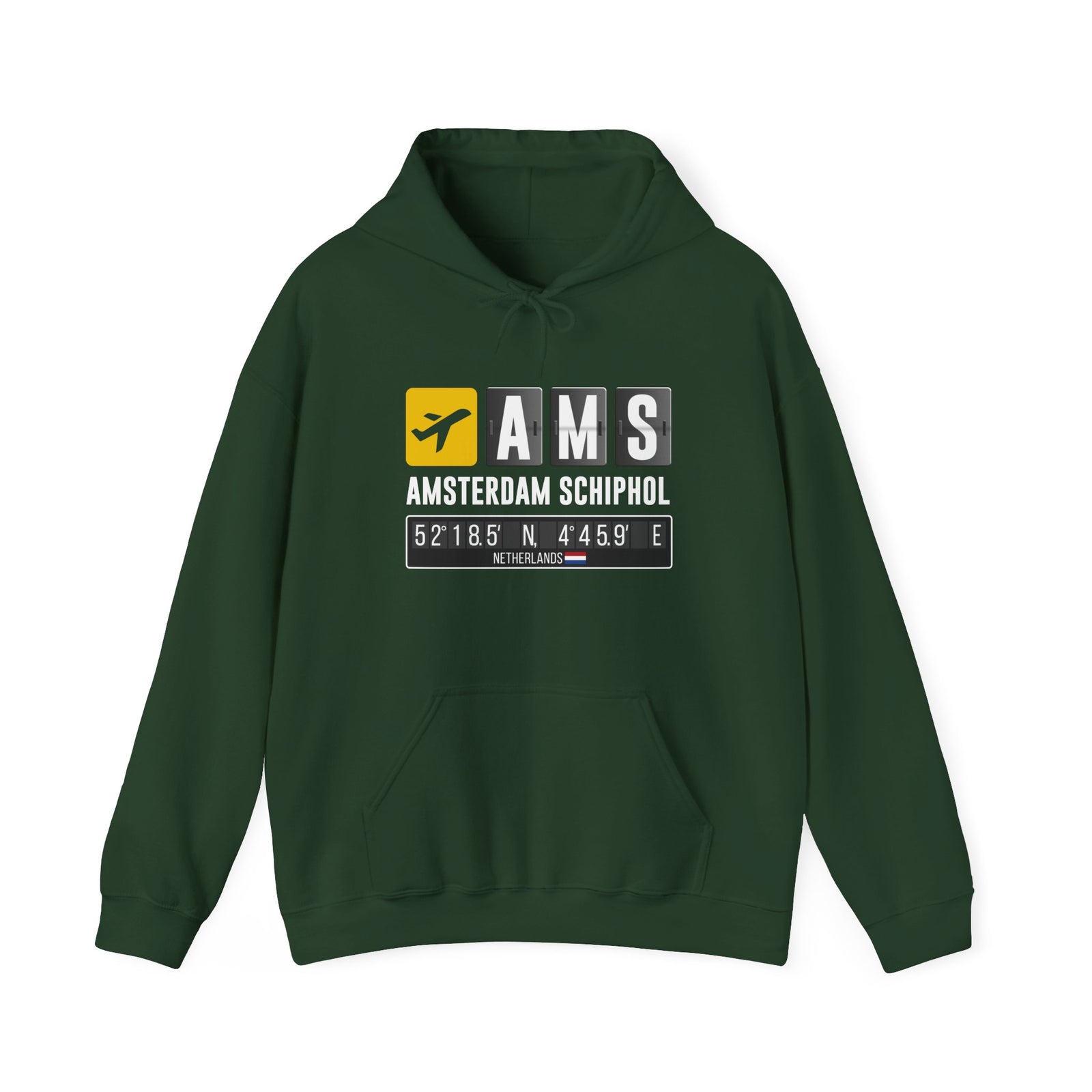 AMS Amsterdam Airport Schiphol - Pullover Hoodie