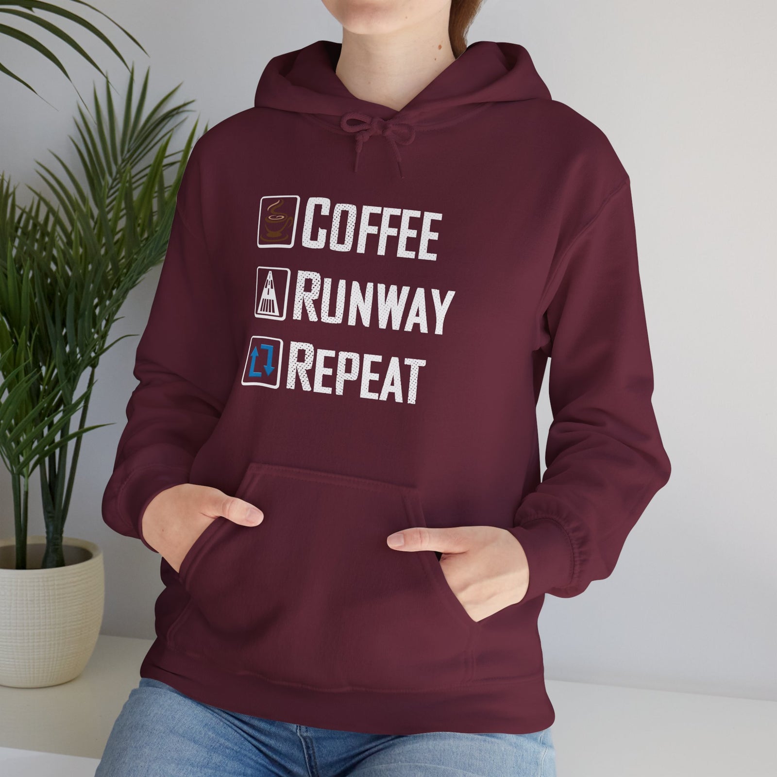 Coffee Runway Repeat - Pullover Hoodie