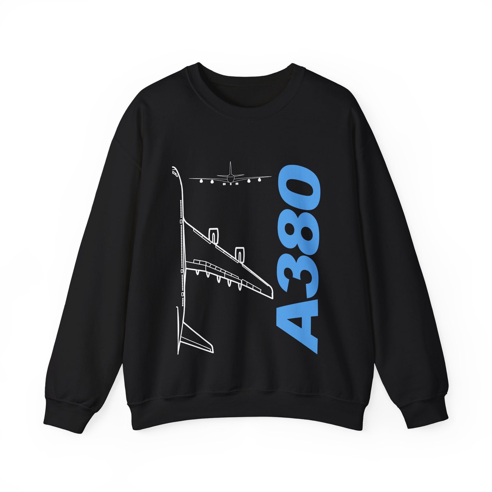 Airbus A380 Crewneck Sweatshirt - Travel Inspiring Cozy Apparel