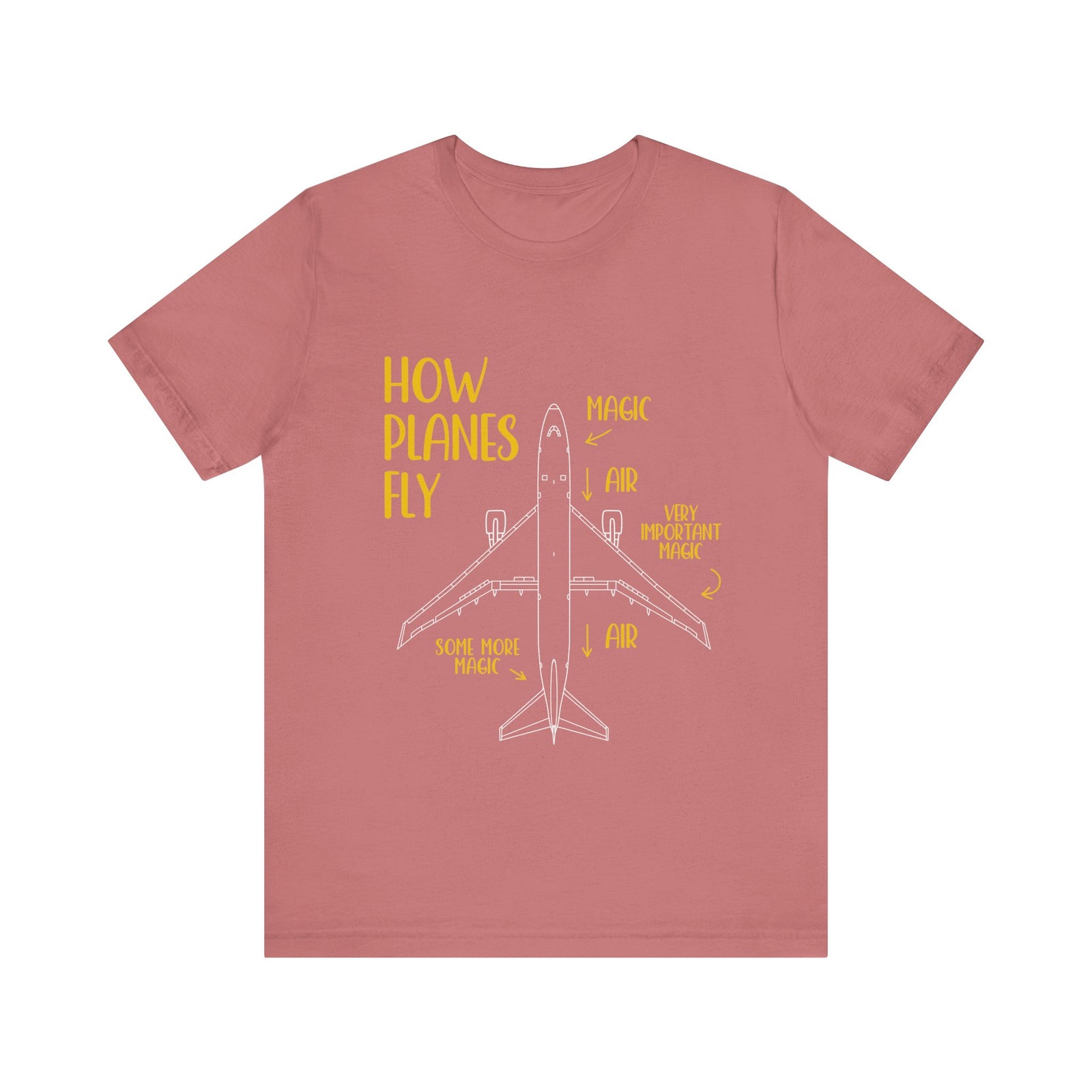 How Planes Fly? - Unisex Jersey Tee