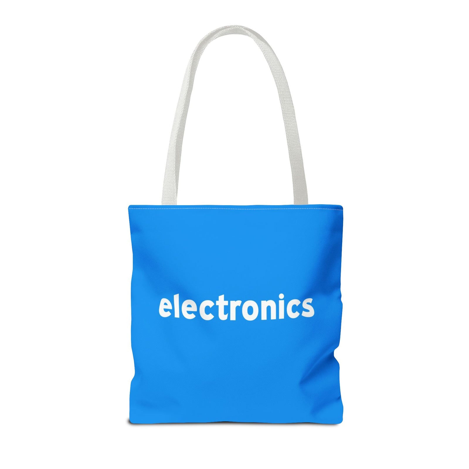 Electronics Tote Bag — Printed Green Travel Tote