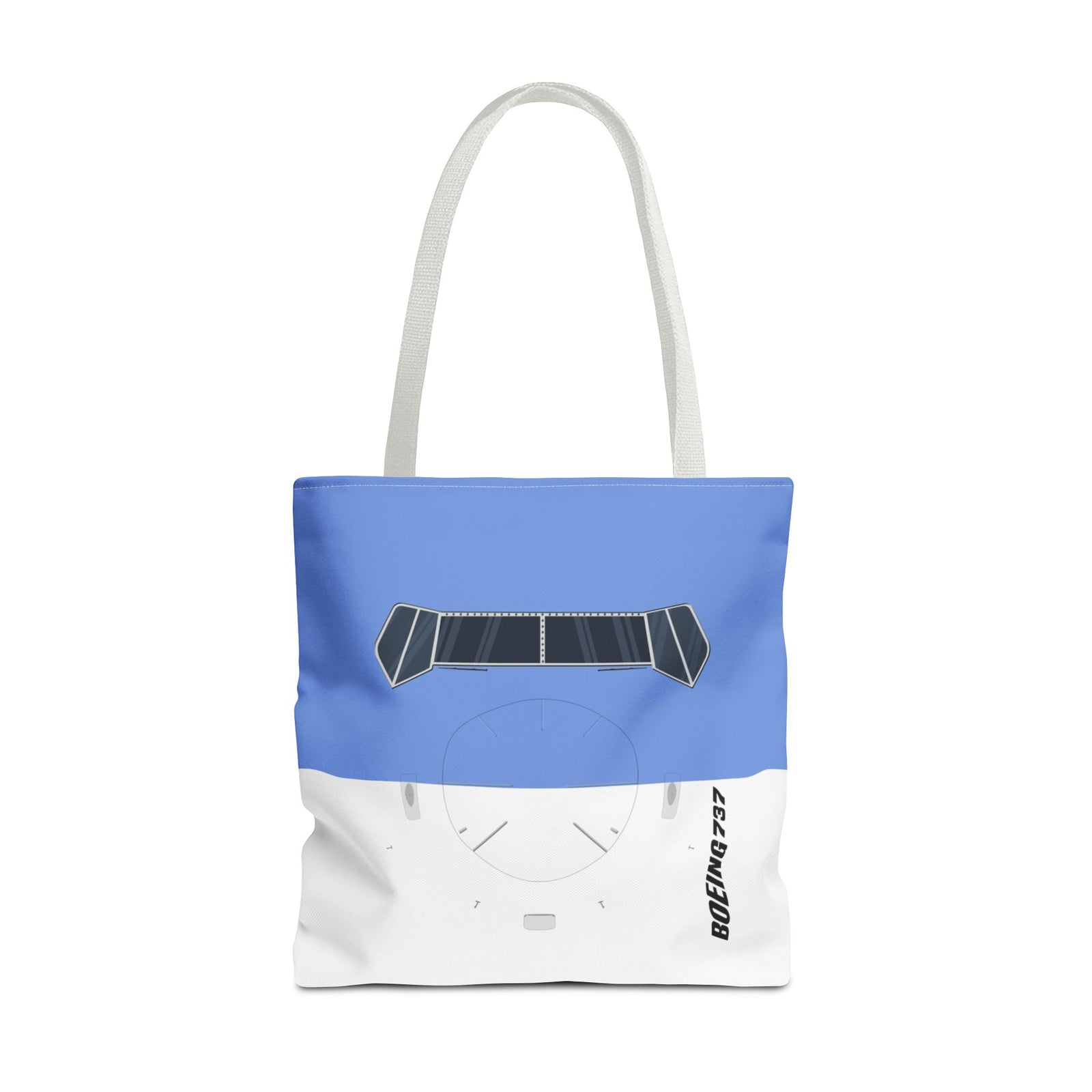737 Tote Bag — Printed Green Travel Tote