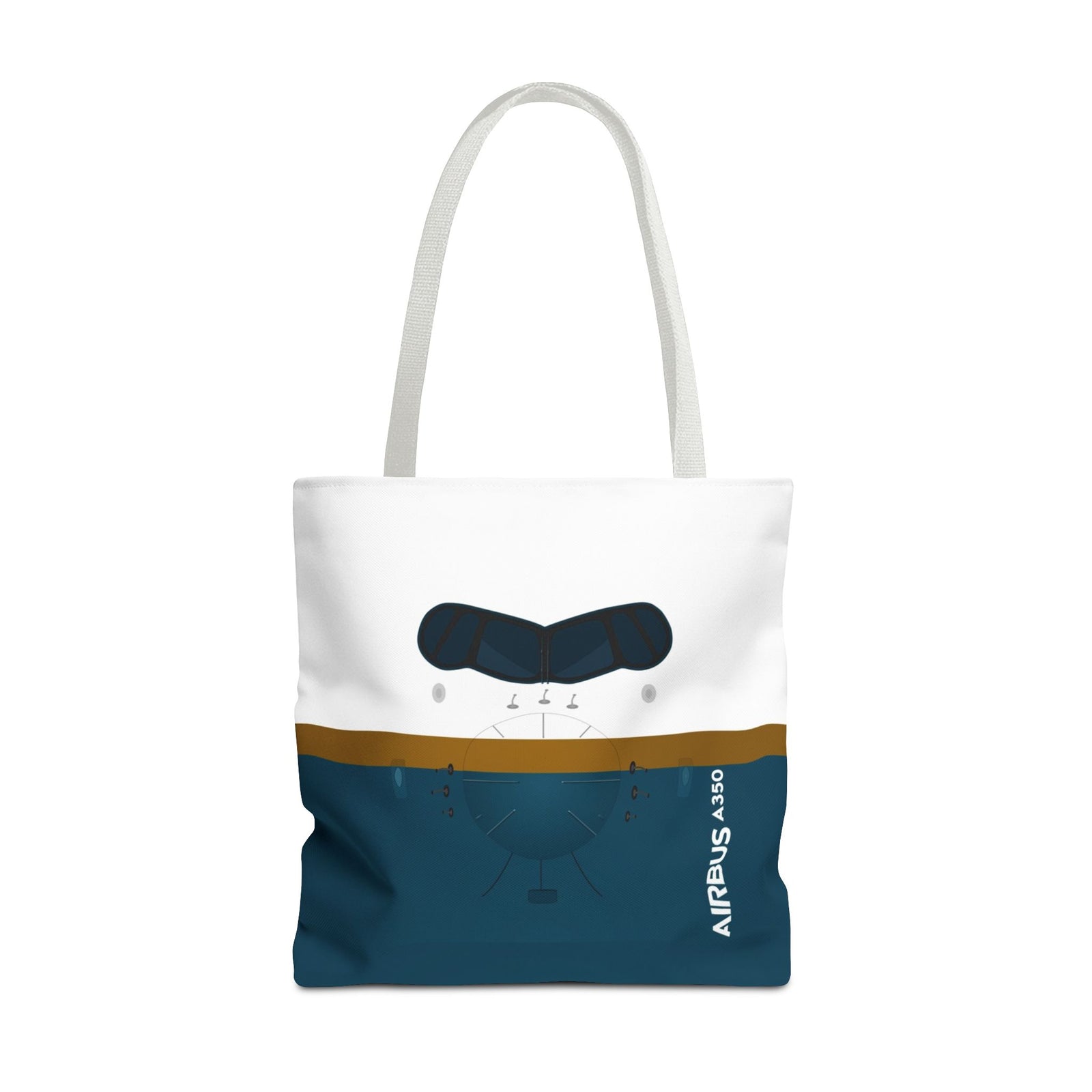 A350 Tote Bag — Printed Green Travel Tote