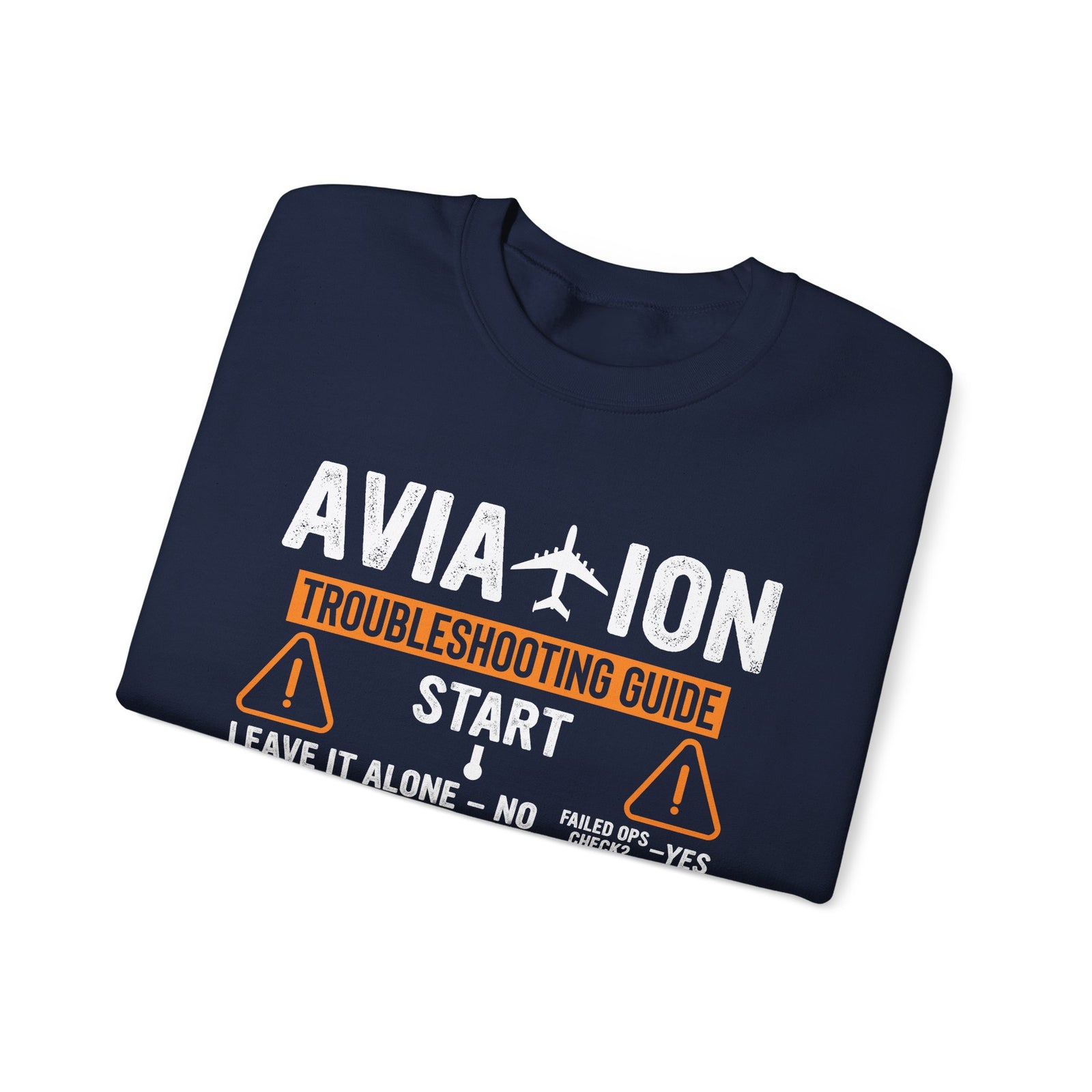 Aviation Troubleshooting Guide - Crewneck Sweatshirt