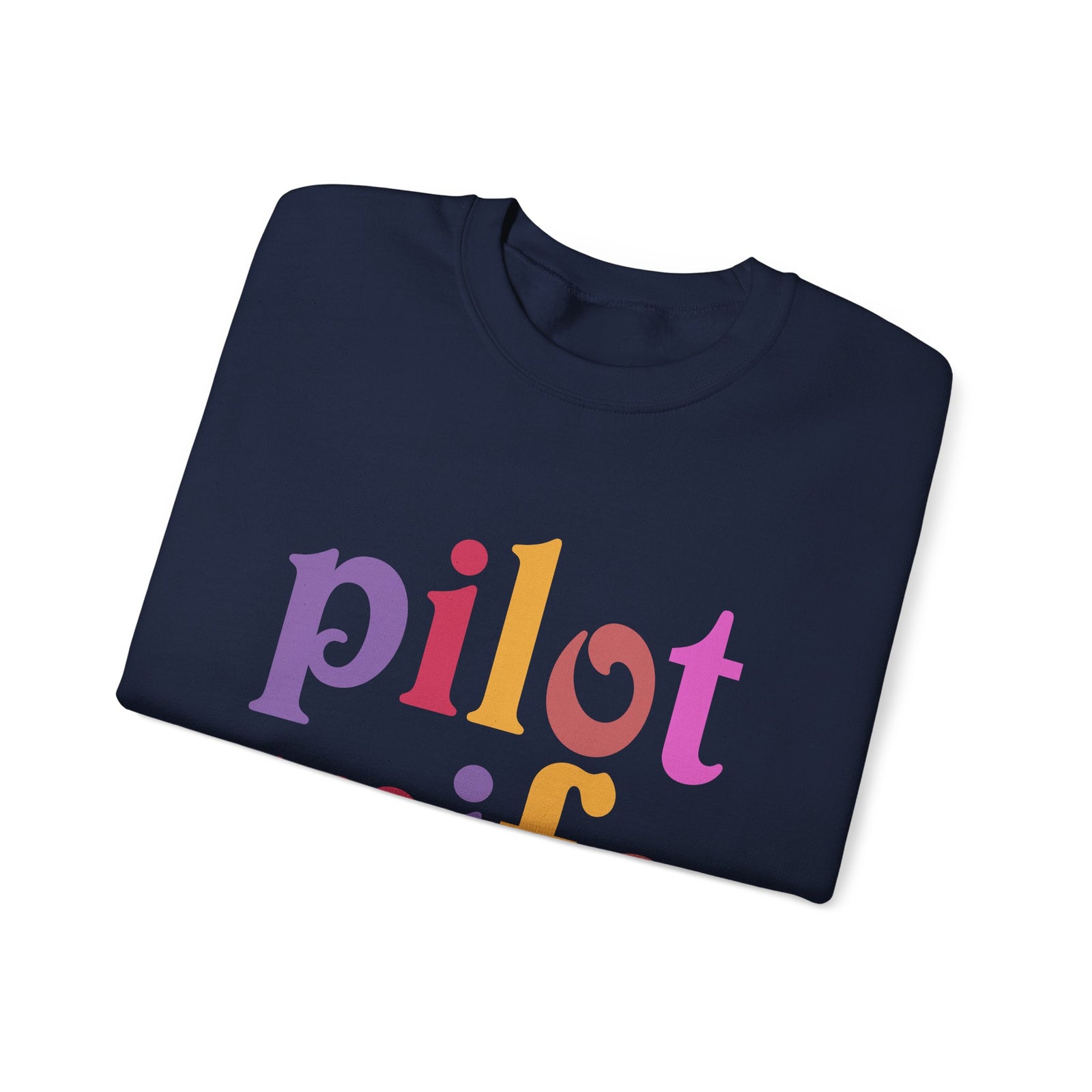 Pilot Wife Crewneck Sweatshirt - Travel Inspiring Cozy Apparel