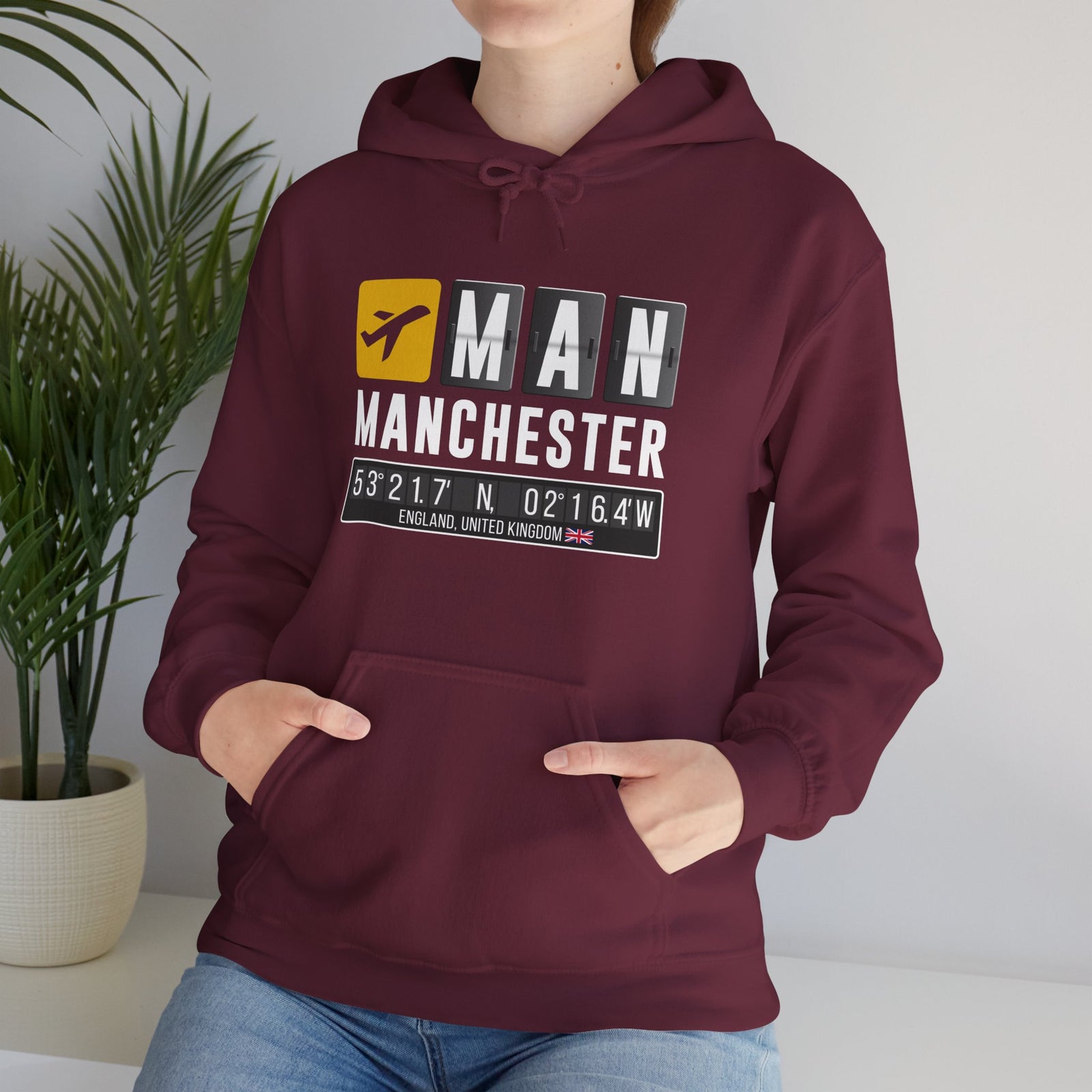 MAN Manchester Airport UK - Pullover Hoodie