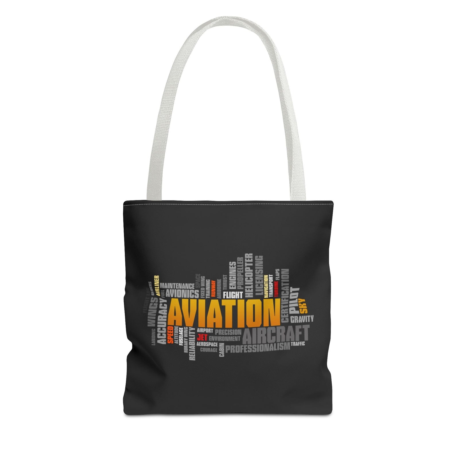 Aviation Tote Bag — Printed Green Travel Tote