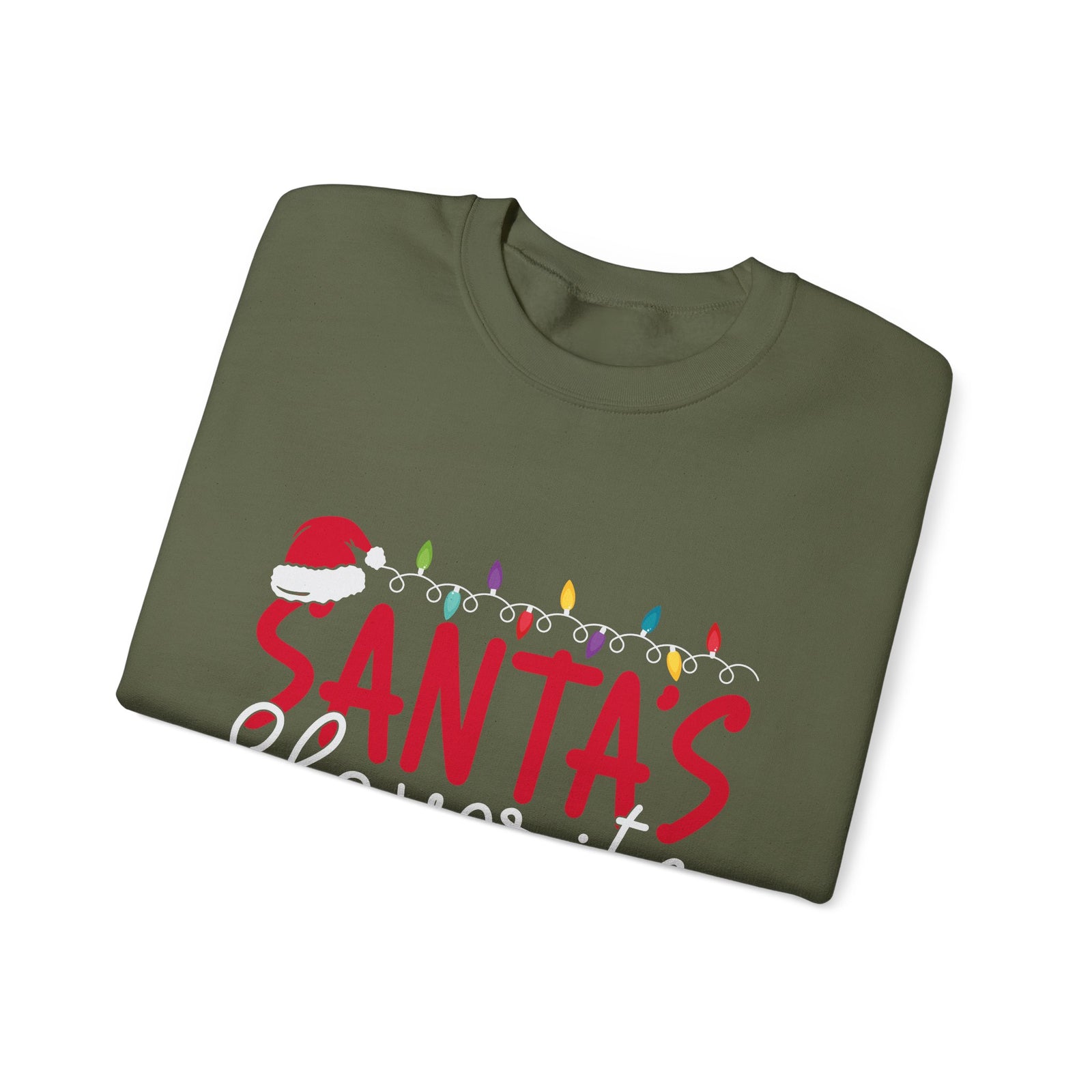 Santa’s favourite pilot Crewneck Sweatshirt - Travel Inspiring Cozy Apparel