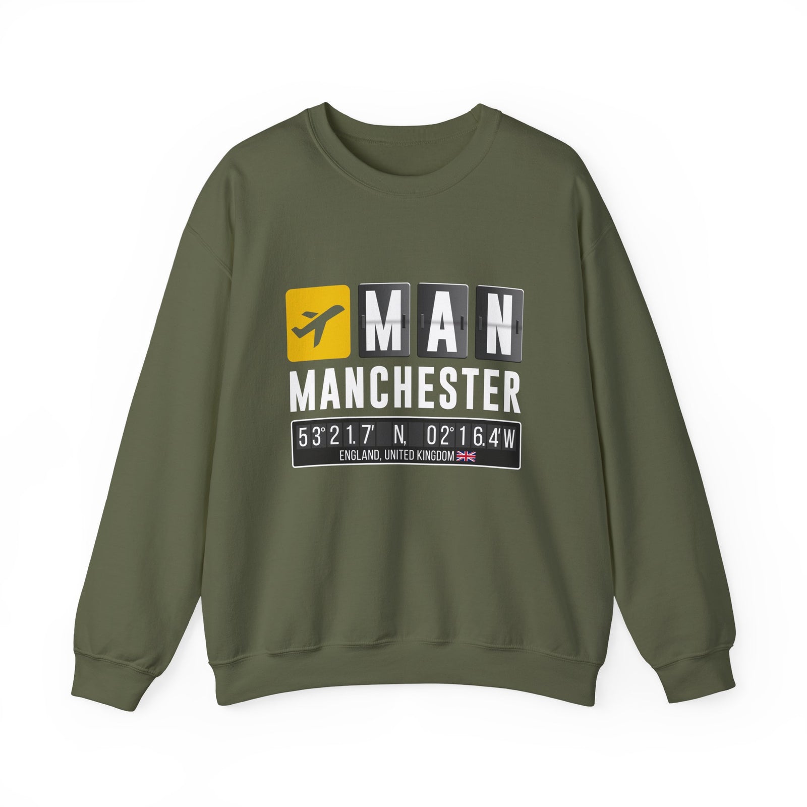 MAN Manchester Airport UK - Crewneck Sweatshirt