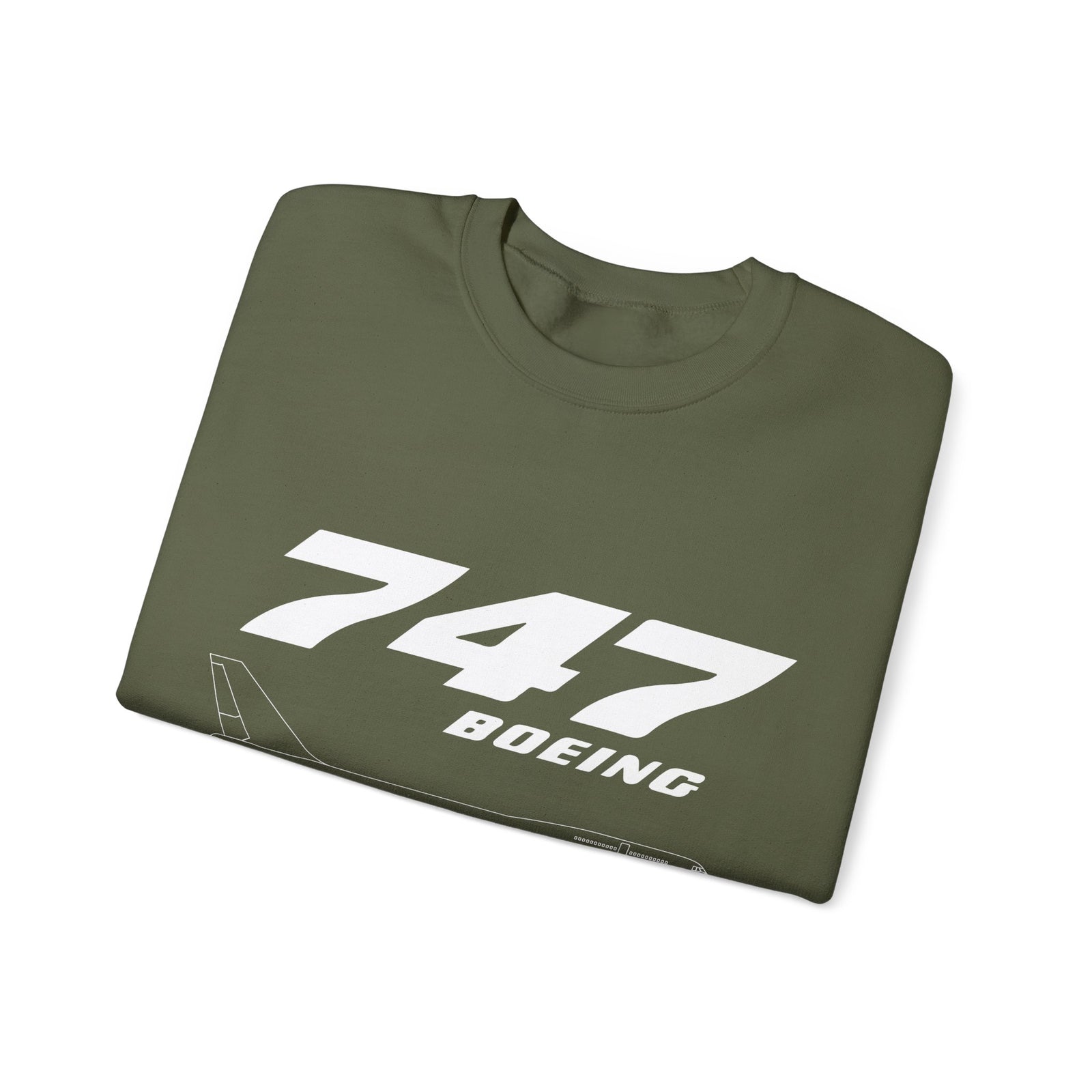 747 Crewneck Sweatshirt - Travel Inspiring Cozy Apparel