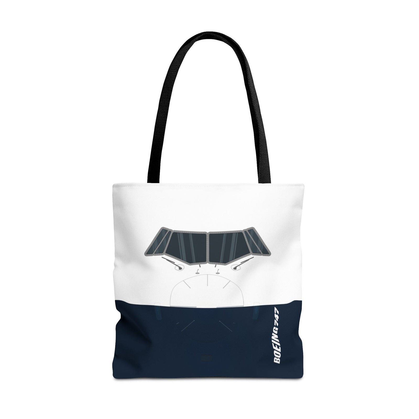 747 Tote Bag — Printed Green Travel Tote