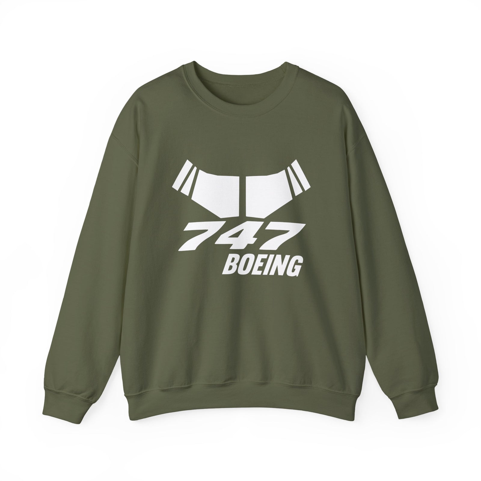 Boeing 747 Windshield Crewneck Sweatshirt - Travel Inspiring Cozy Apparel