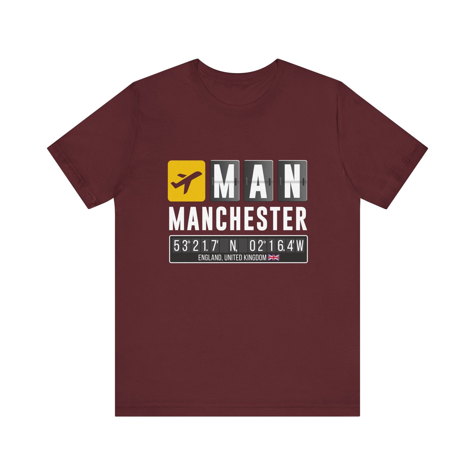MAN Manchester Airport UK - Unisex Jersey Tee
