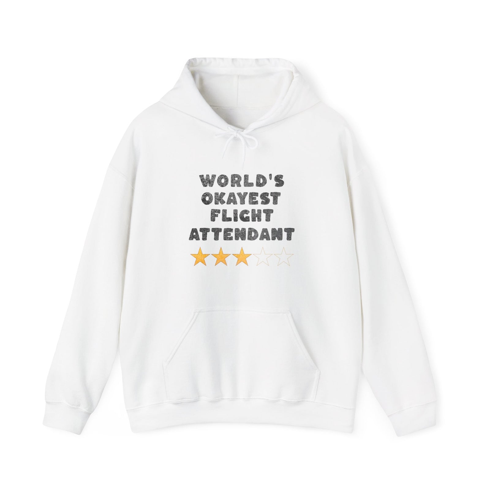 Worlds Okayest Flight Attendant - Pullover Hoodie
