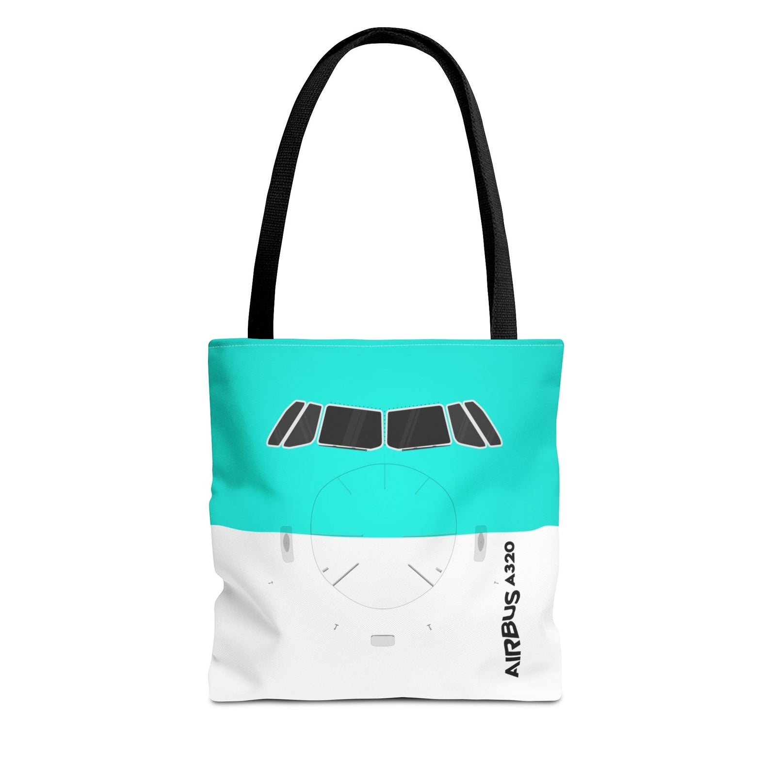 A320 Tote Bag — Printed Green Travel Tote