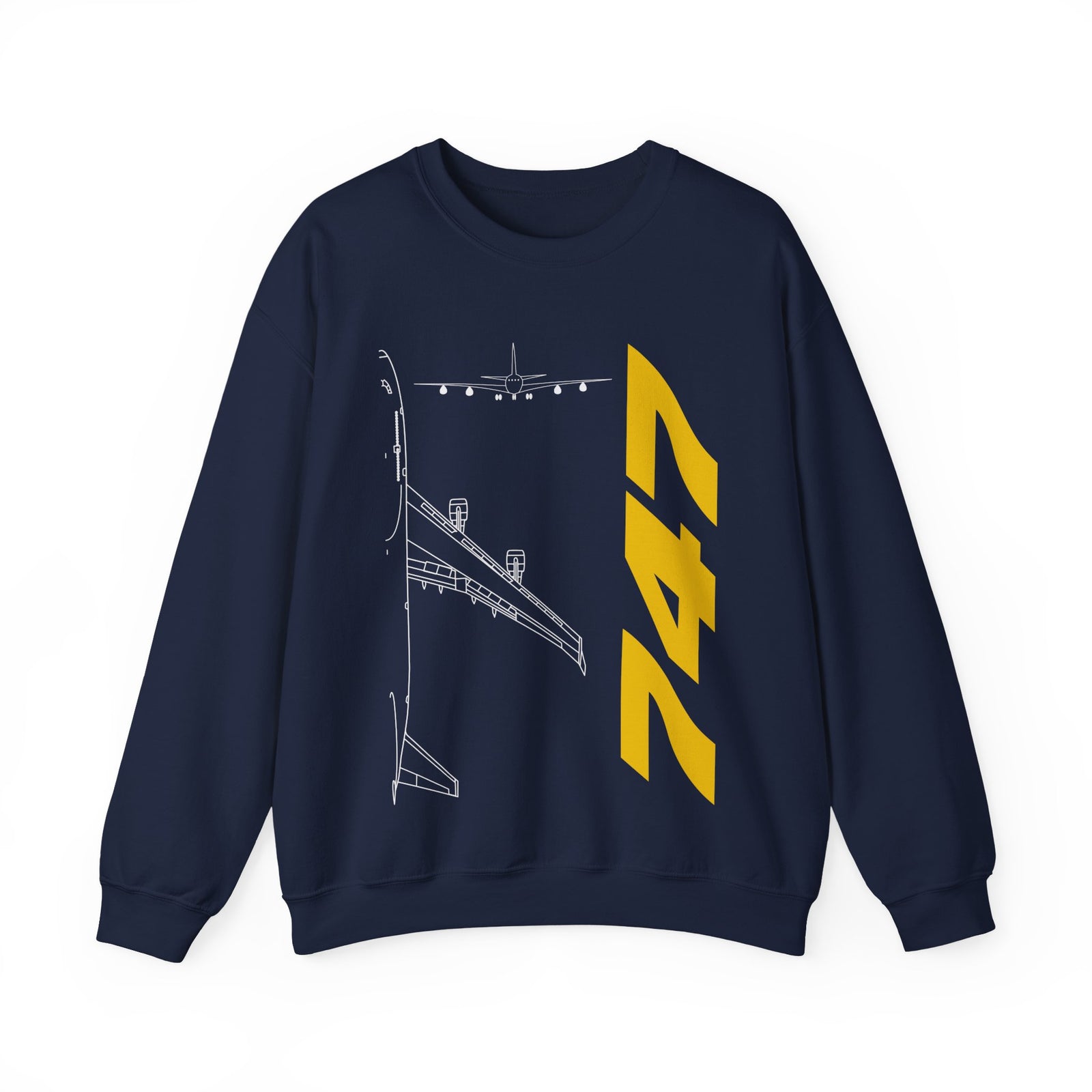 Boeing 747 Crewneck Sweatshirt - Travel Inspiring Cozy Apparel