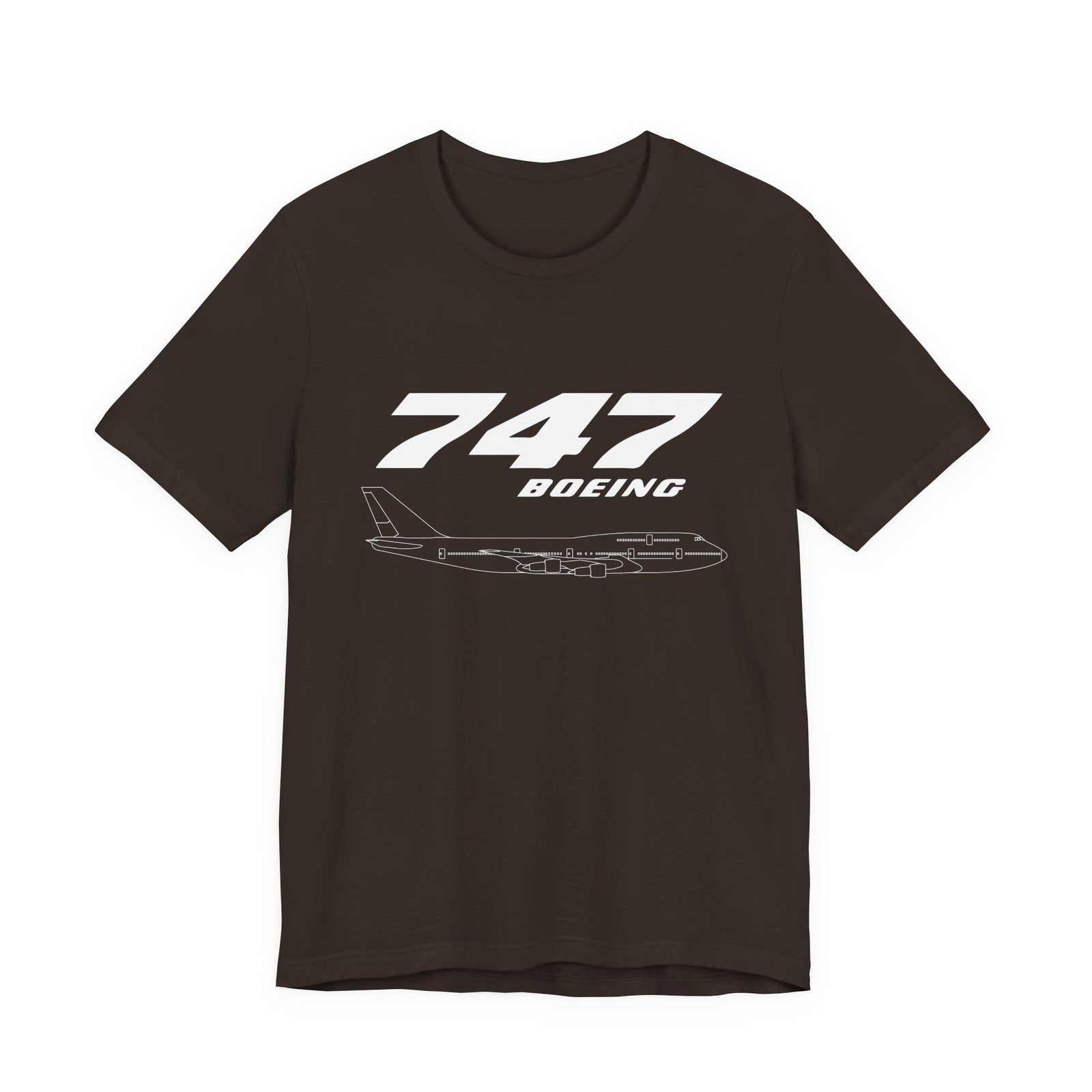 747 Unisex Jersey Tee - Perfect for Aviation Enthusiasts