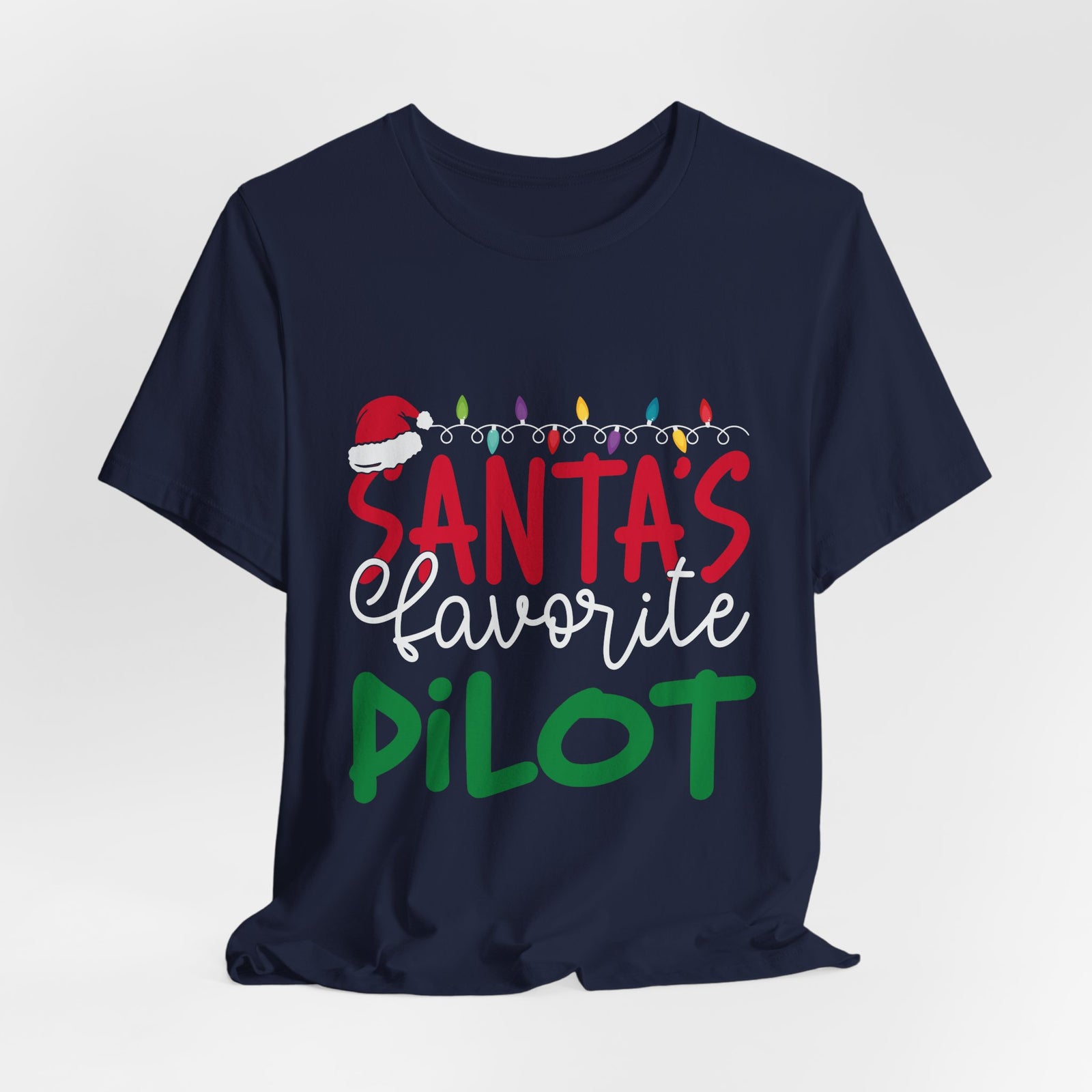 Santa’s favourite pilot Unisex Jersey Tee - Perfect for Aviation Enthusiasts
