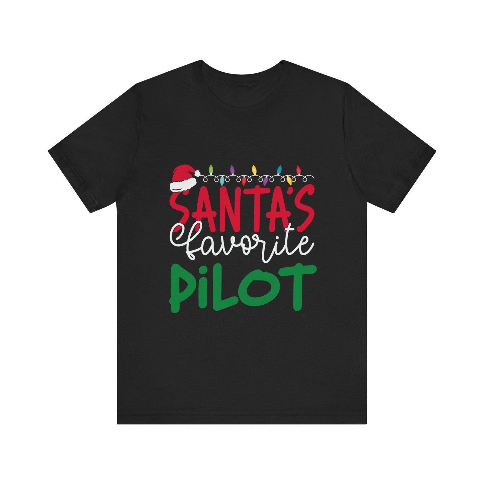 Santa’s favourite pilot Unisex Jersey Tee - Perfect for Aviation Enthusiasts