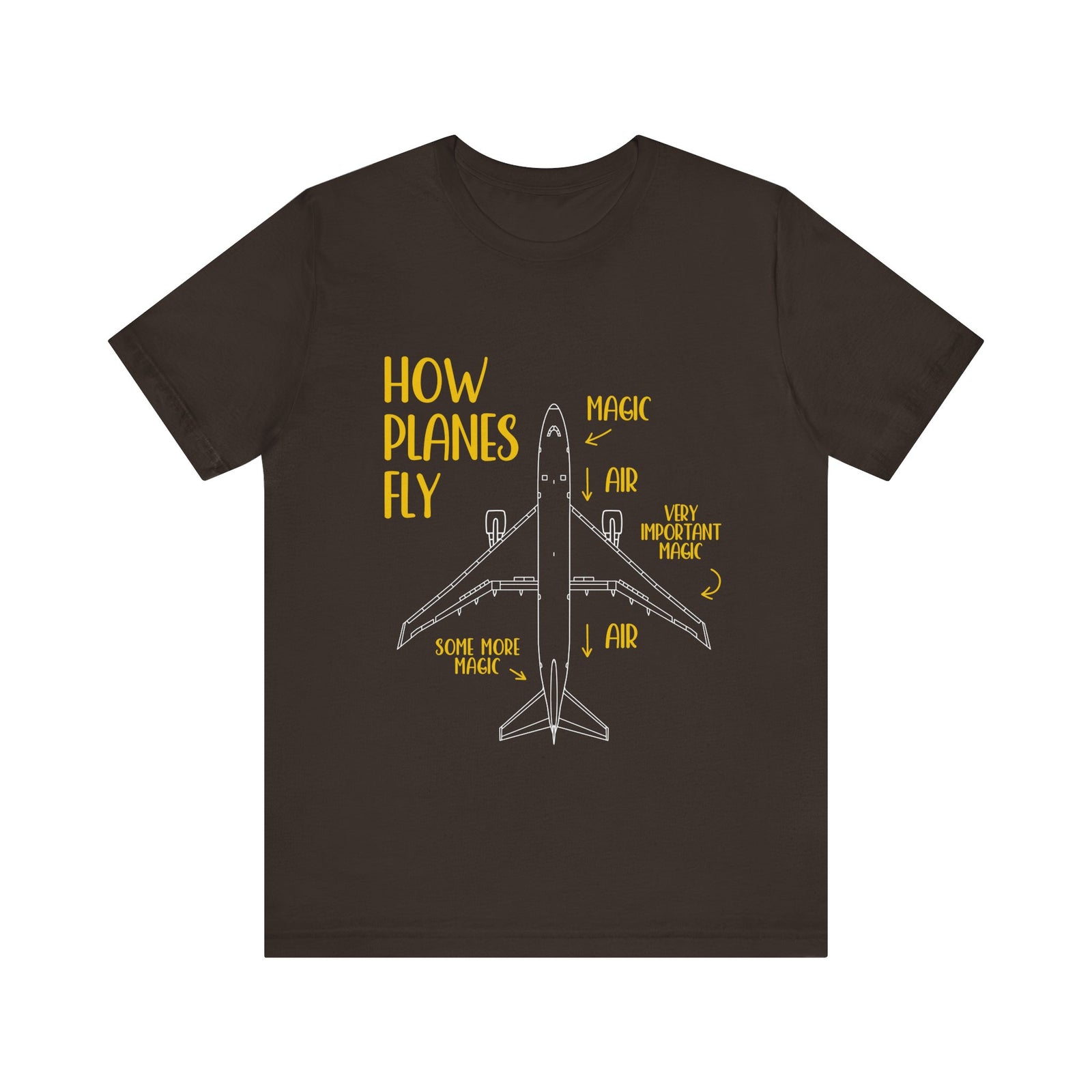 How Planes Fly? - Unisex Jersey Tee