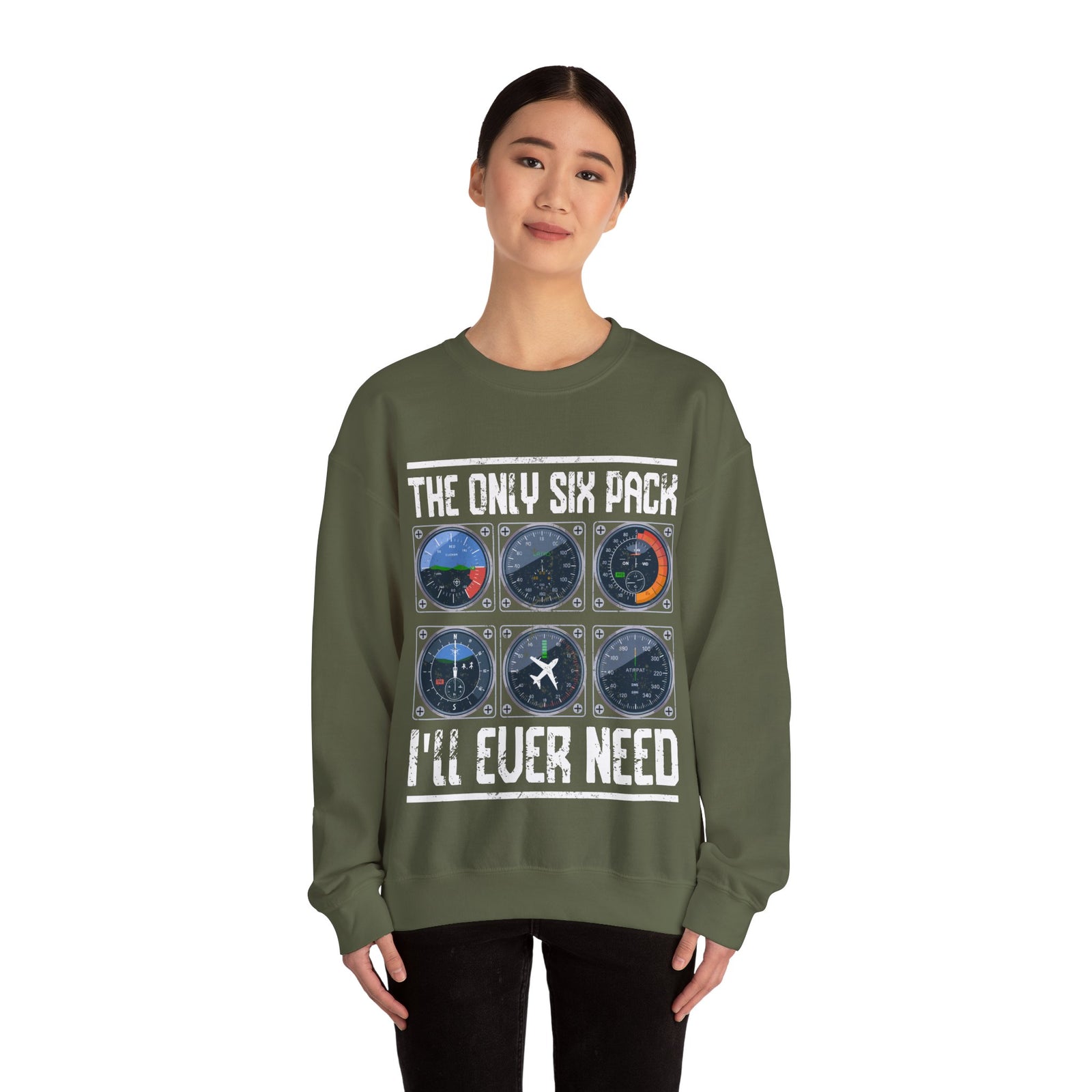 The Only Six Pack I'll Ever Need - Unisex Crewneck Sweatshirt